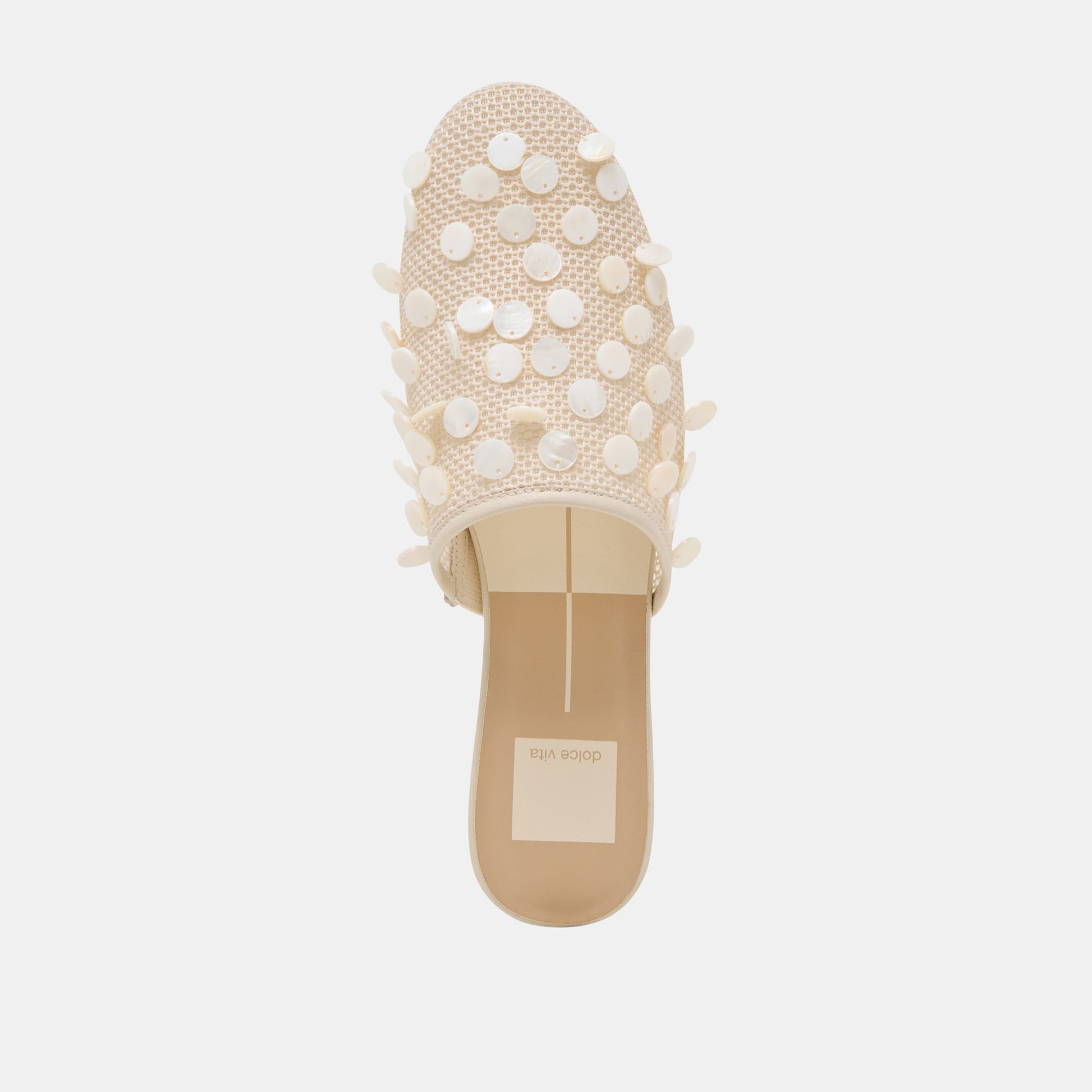Rova Bead Ivory Disc Mesh Flats Dolce Vita Discount