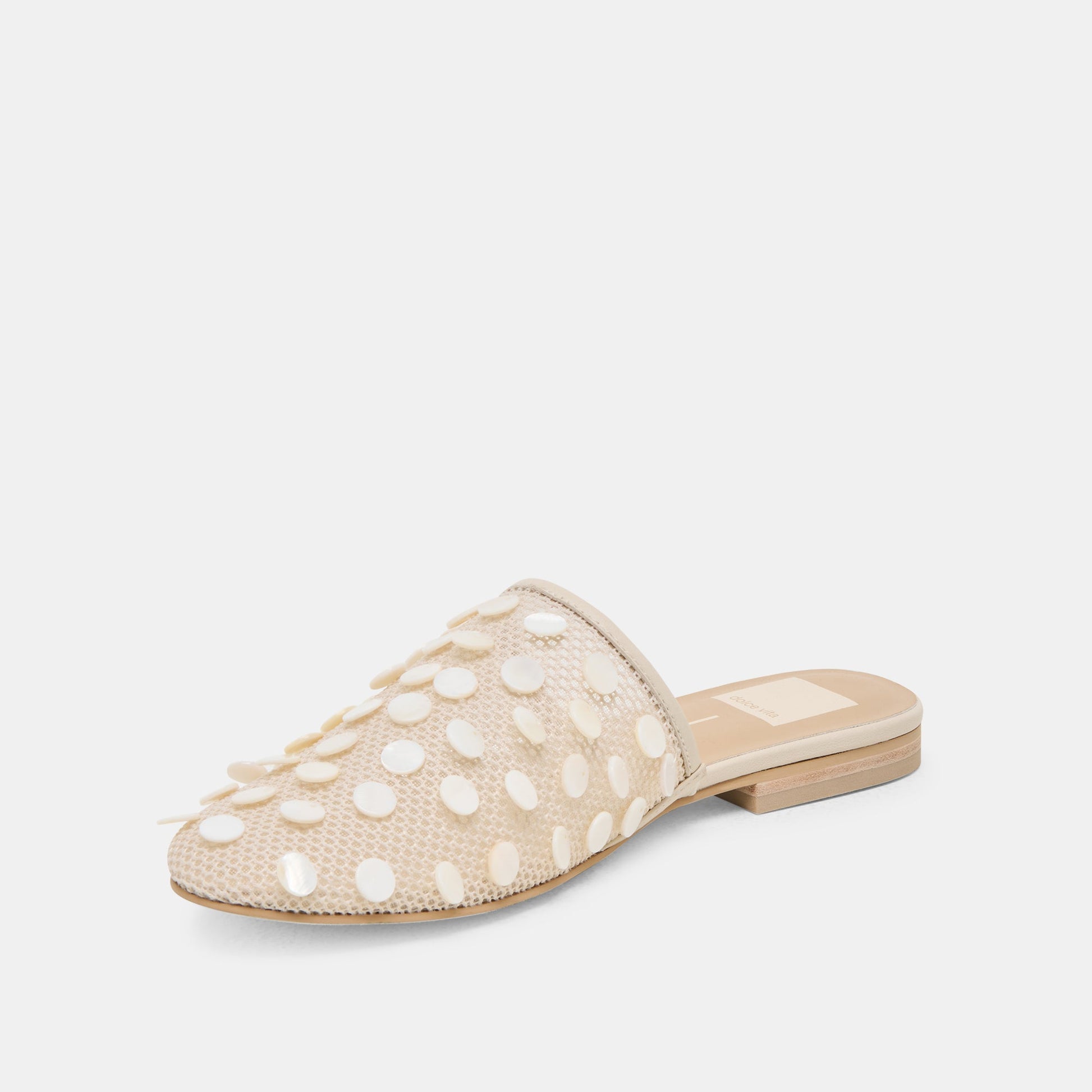 Rova Bead Ivory Disc Mesh Flats Dolce Vita Discount