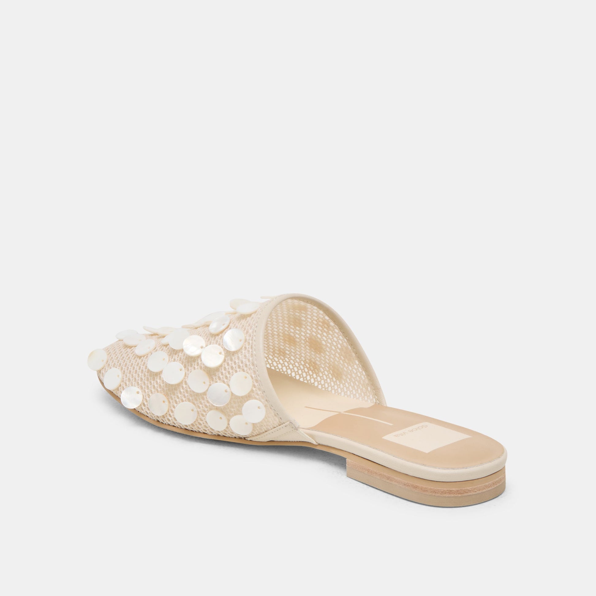 Rova Bead Ivory Disc Mesh Flats Dolce Vita Discount