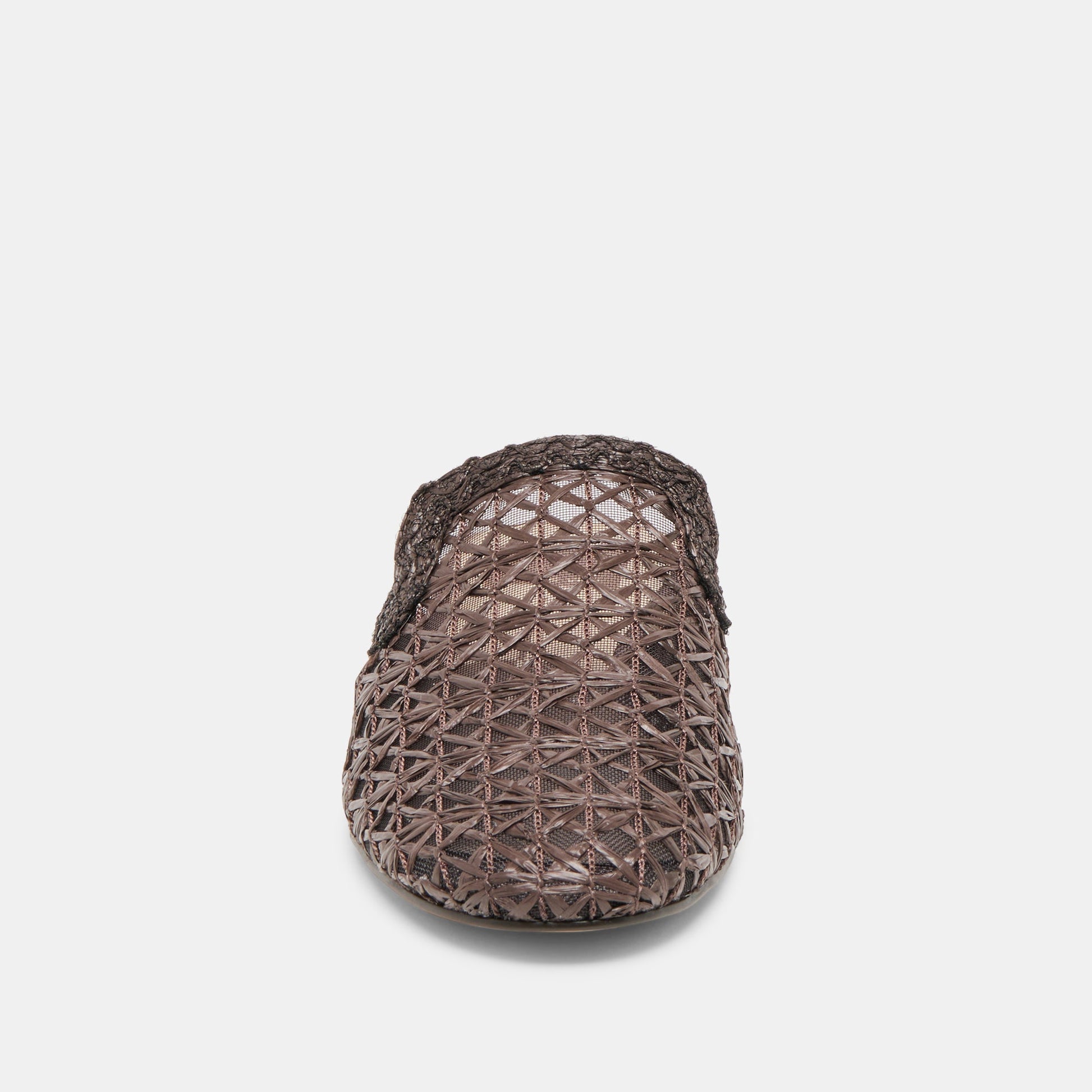 Kirt Chocolate Cross Hatch Raffia Flats Dolce Vita Sale