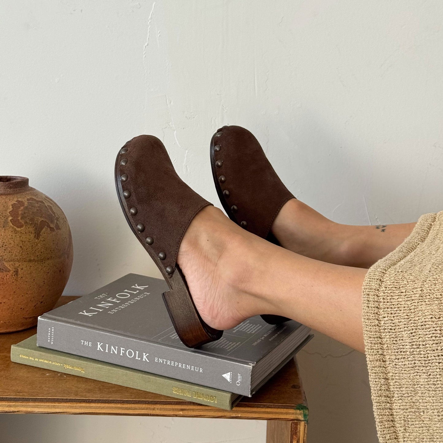 Alanis Brown Suede Flats Dolce Vita New