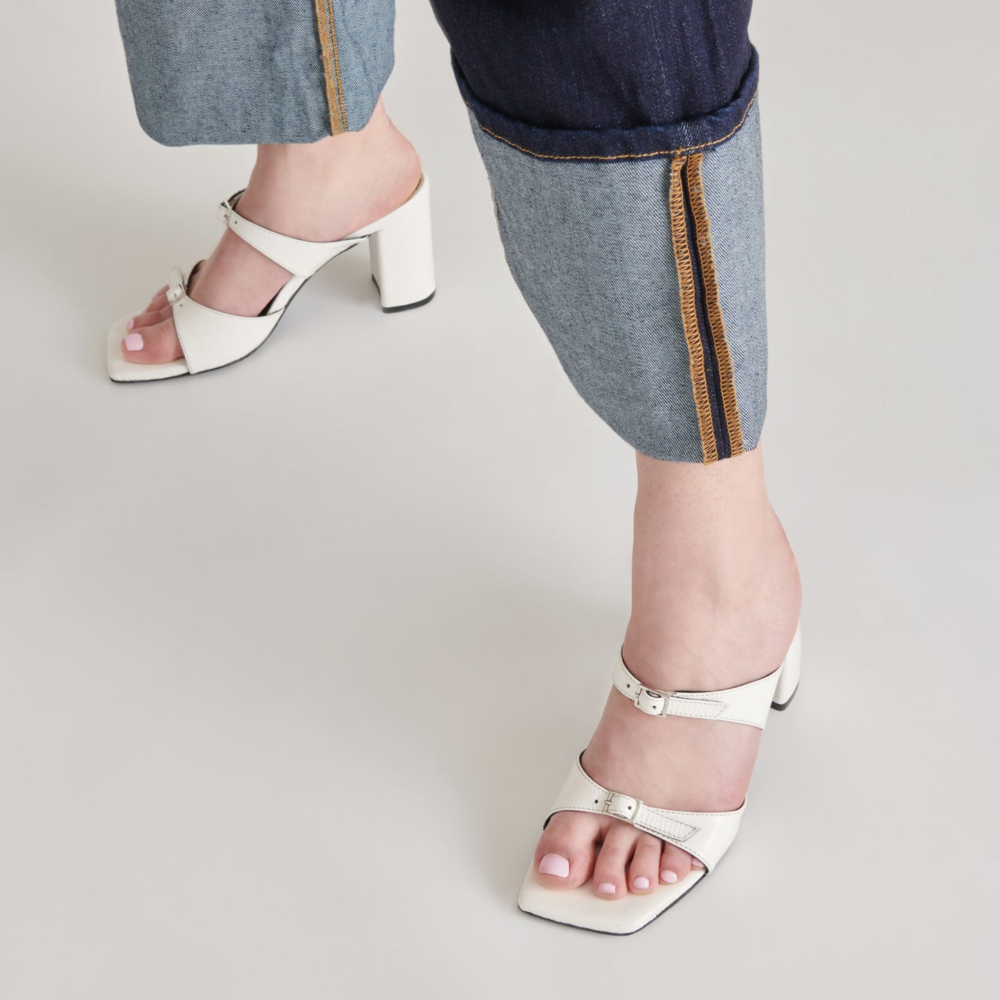 SHANE HEELS OFF WHITE CRINKLE PATENT
 – Dolce Vita Dolce Vita Online
