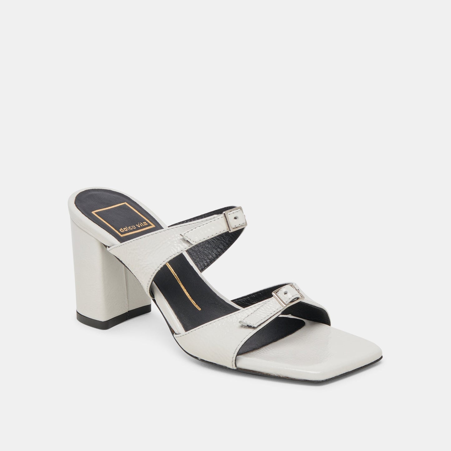 SHANE HEELS OFF WHITE CRINKLE PATENT
 – Dolce Vita Dolce Vita Online
