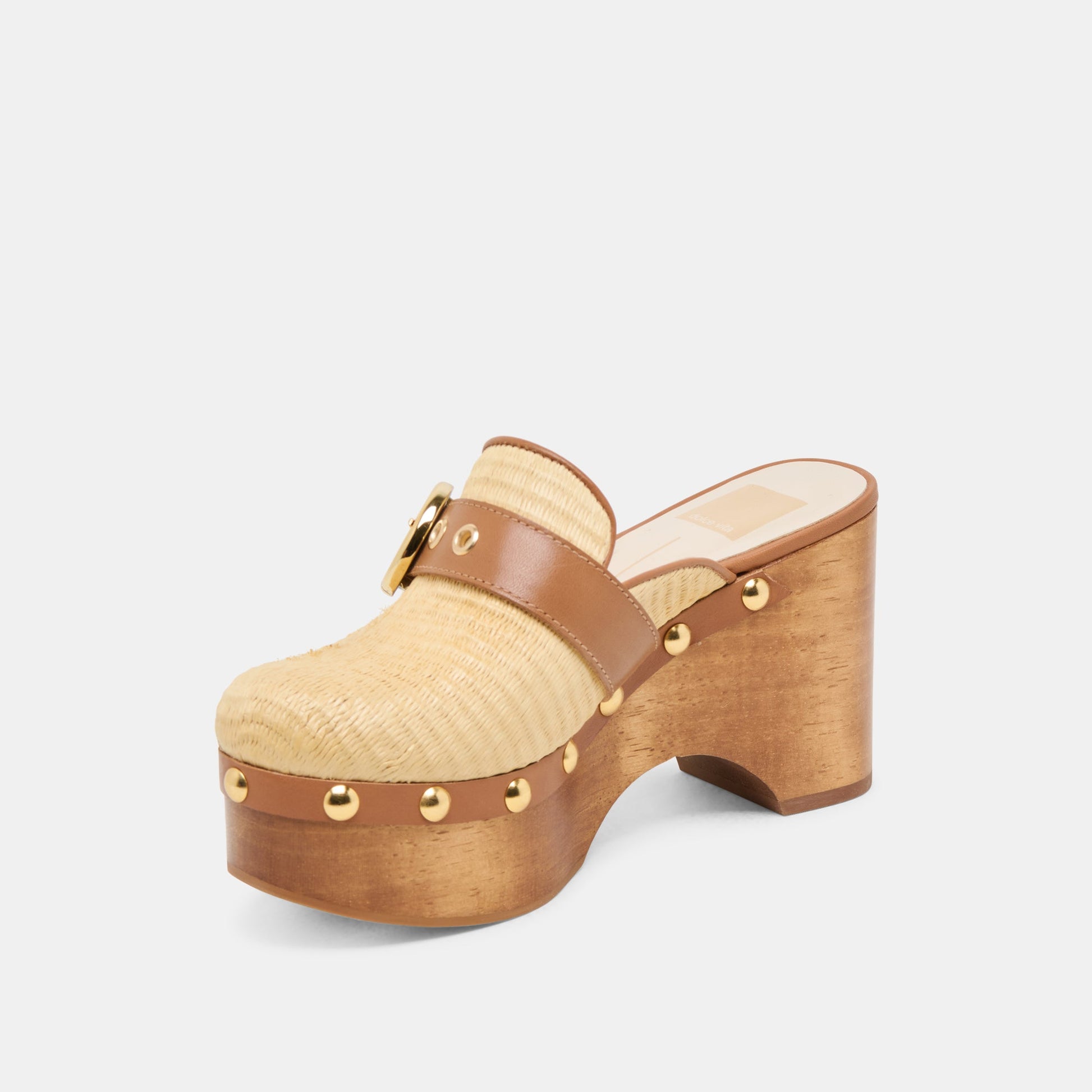 Debrah Lt Natural Raffia Clogs Dolce Vita For sale