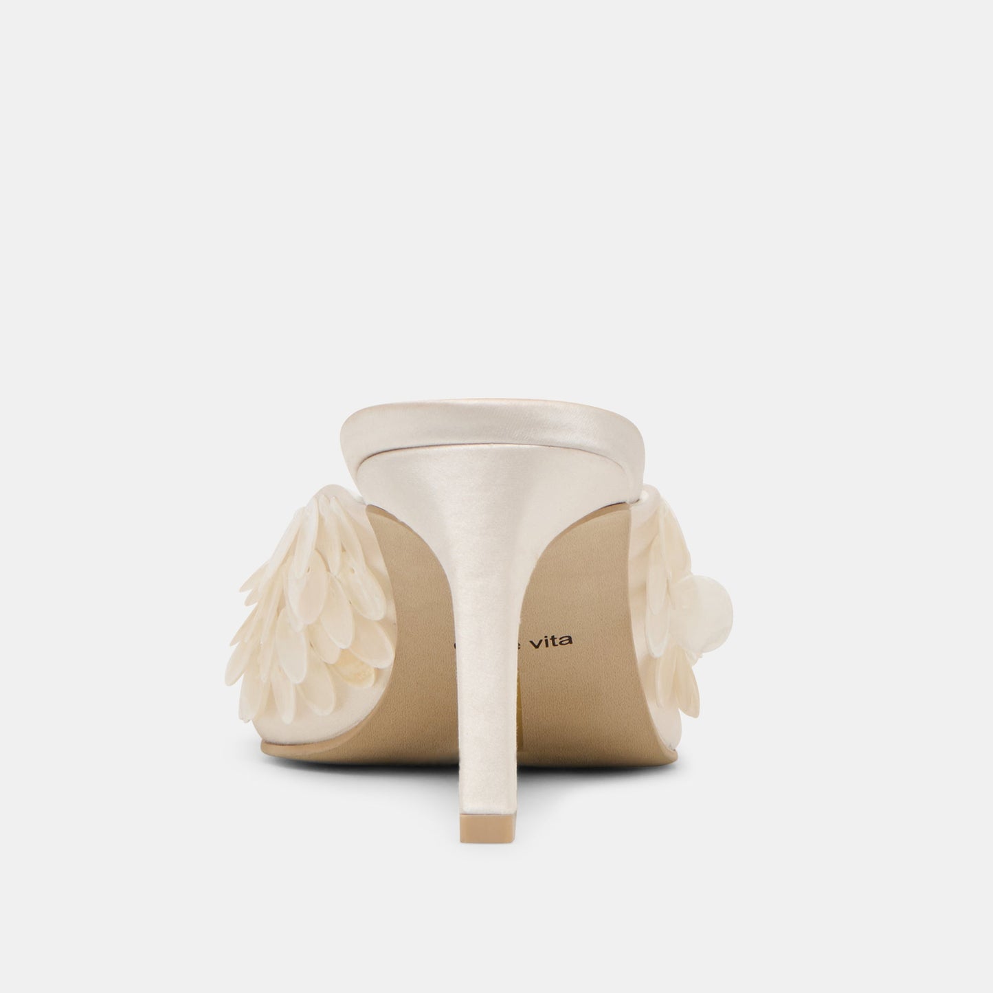 Samary Confetti Off White Satin Heels Dolce Vita us