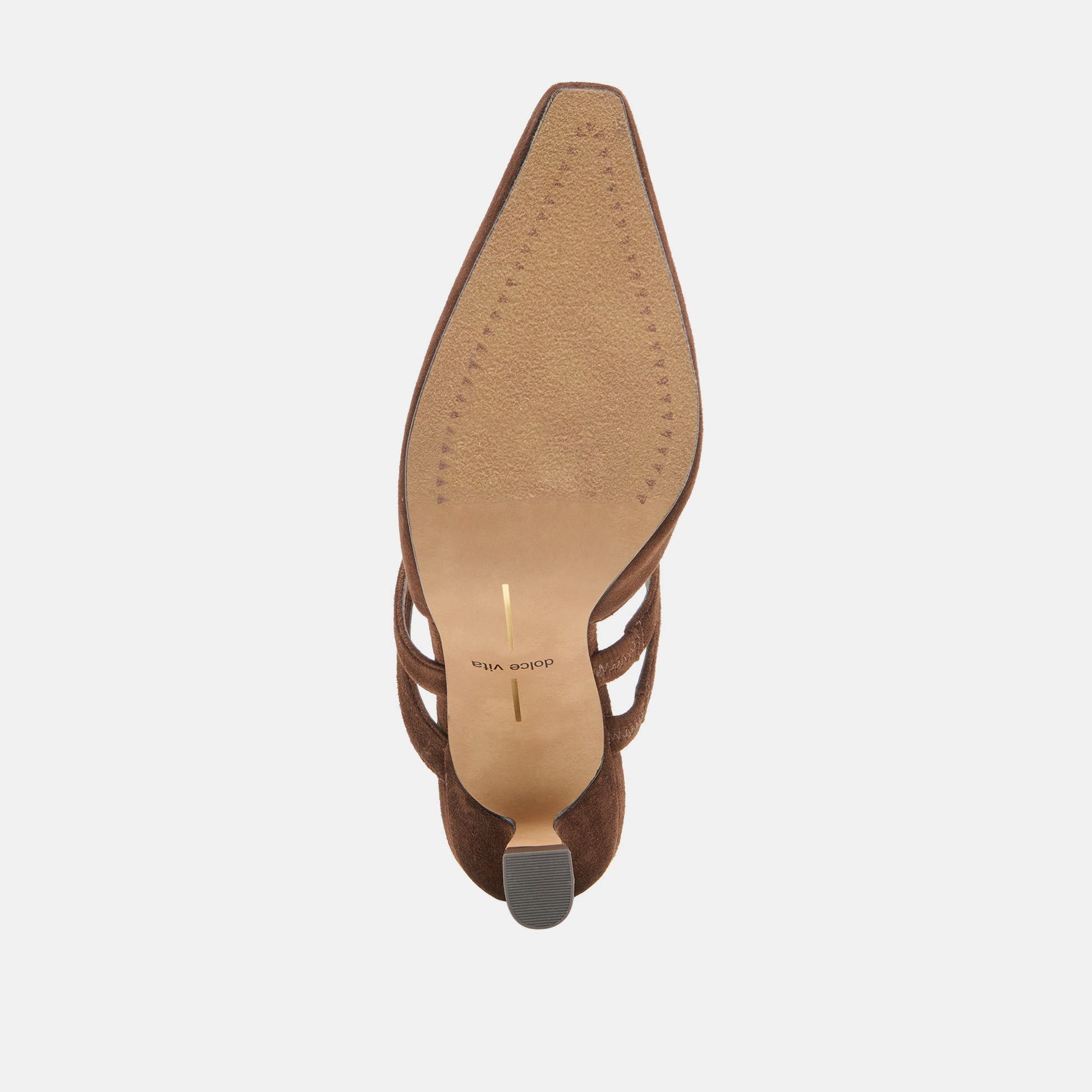 Linore Dk Brown Suede Heels Dolce Vita Discount