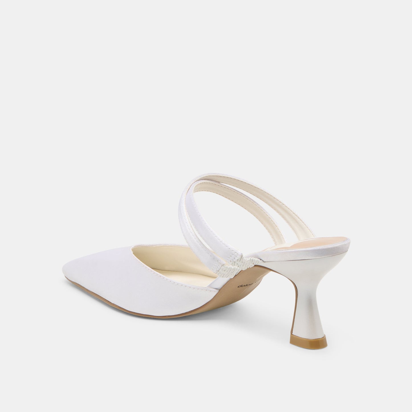 Linore True White Satin Heels Dolce Vita us