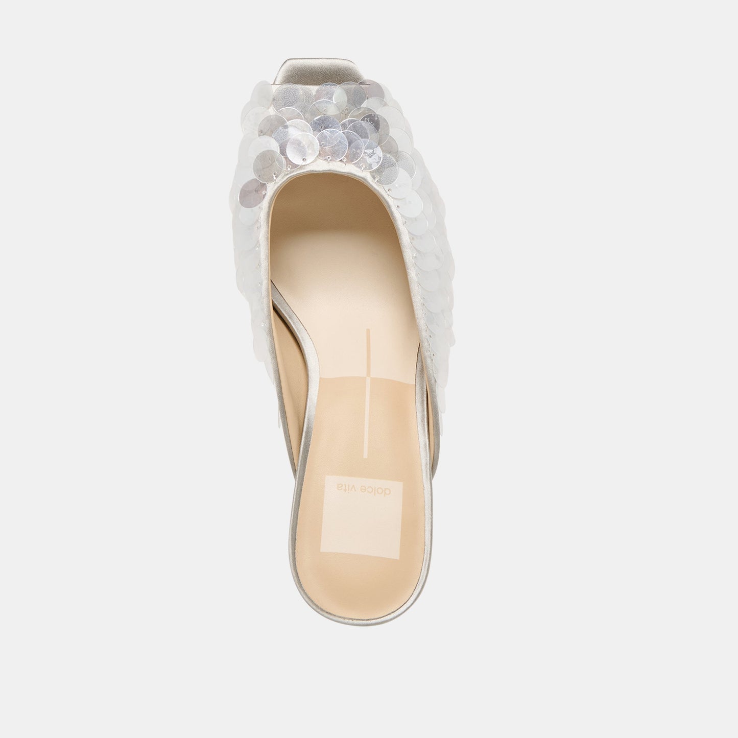Samary Confetti Silver Satin Heels Dolce Vita Discount