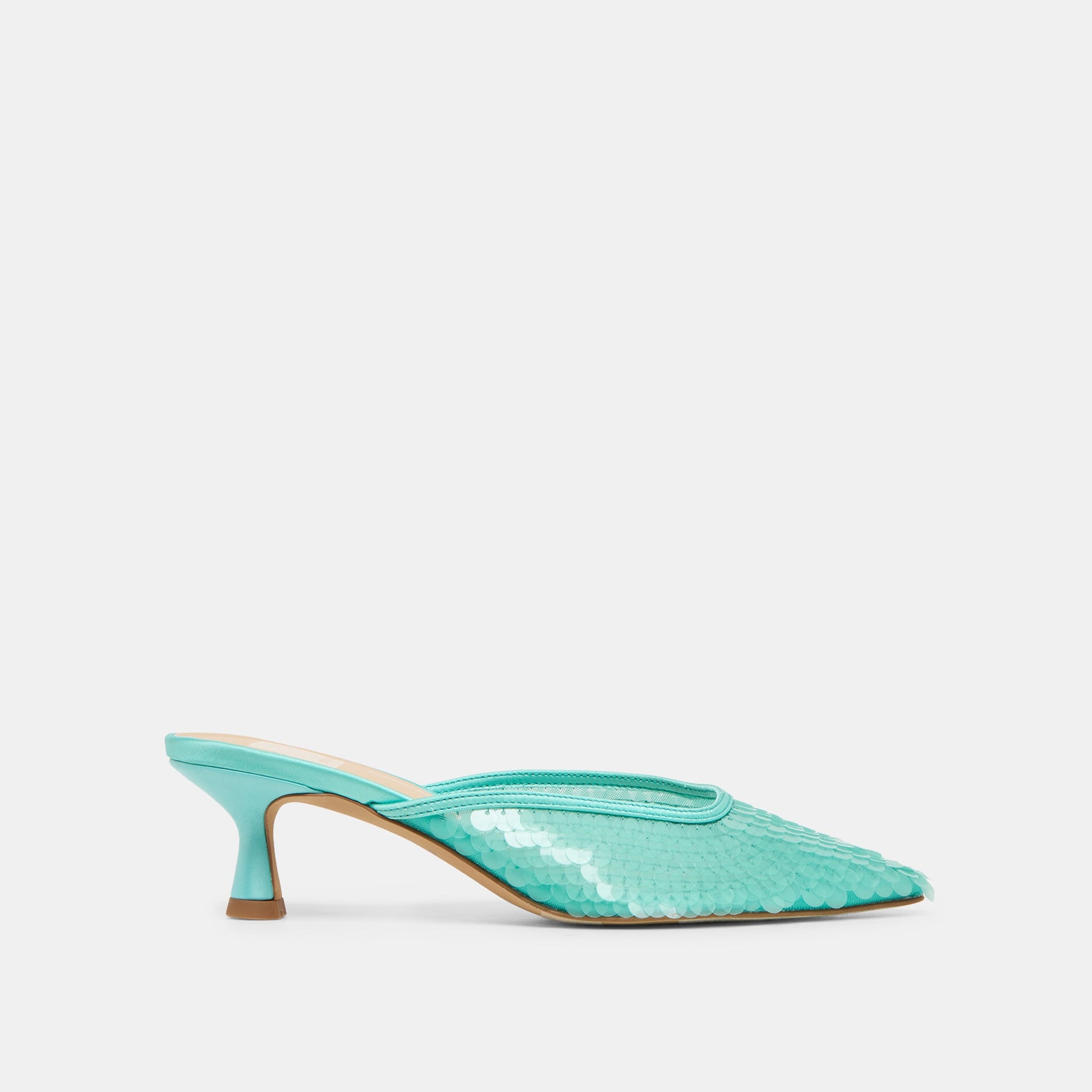 Cleo Sequin Aqua Sequin Heels Dolce Vita Outlet