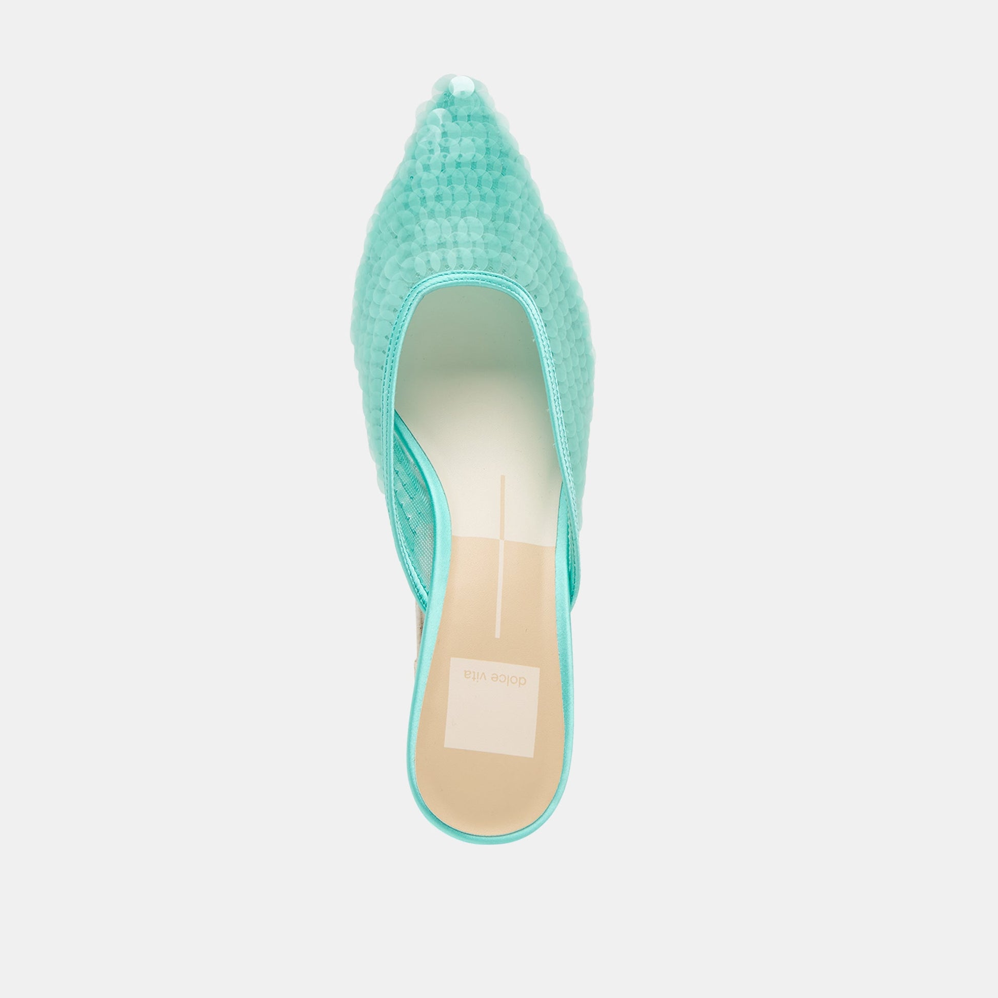 Cleo Sequin Aqua Sequin Heels Dolce Vita Outlet