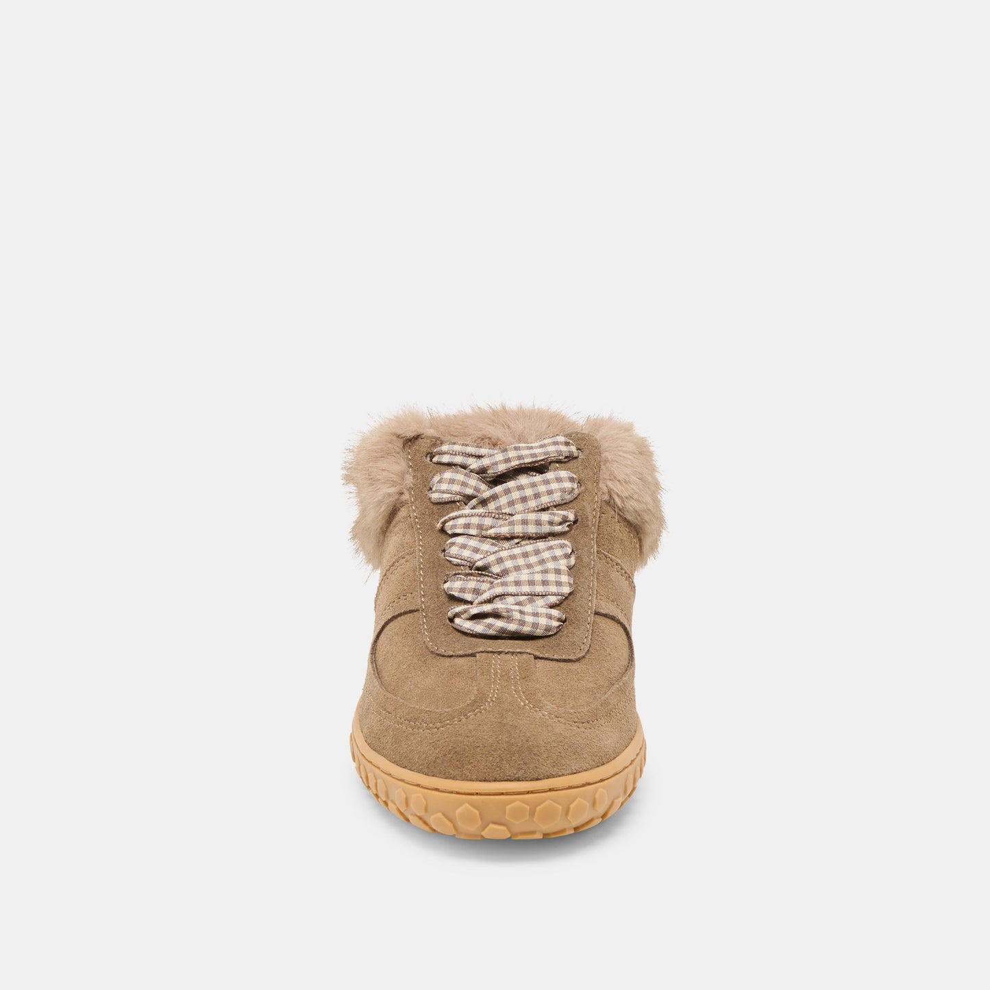 Izzey Plush Olive Suede Sneakers Dolce Vita us