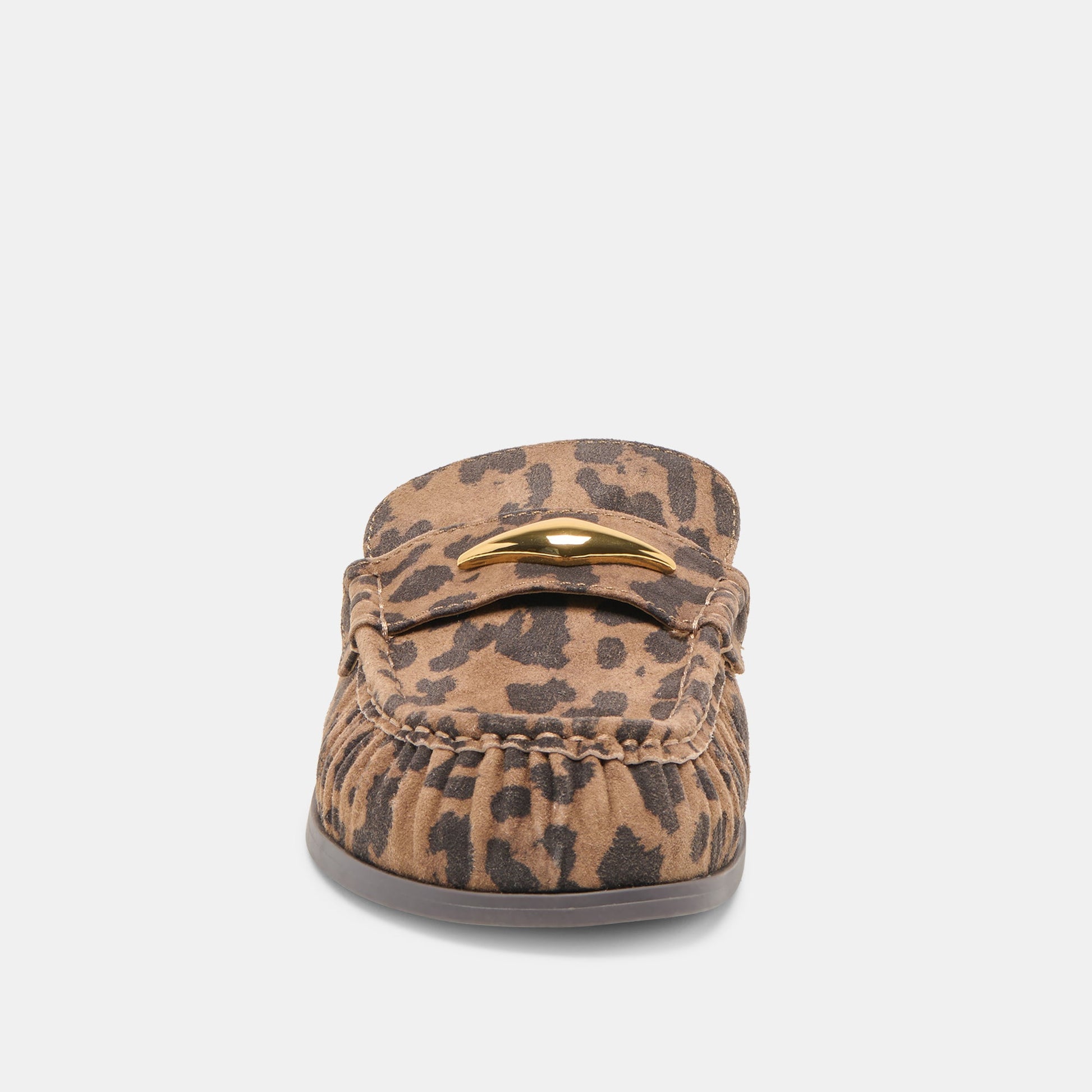 Jodero Brown Leopard Printed Suede Flats Dolce Vita Online