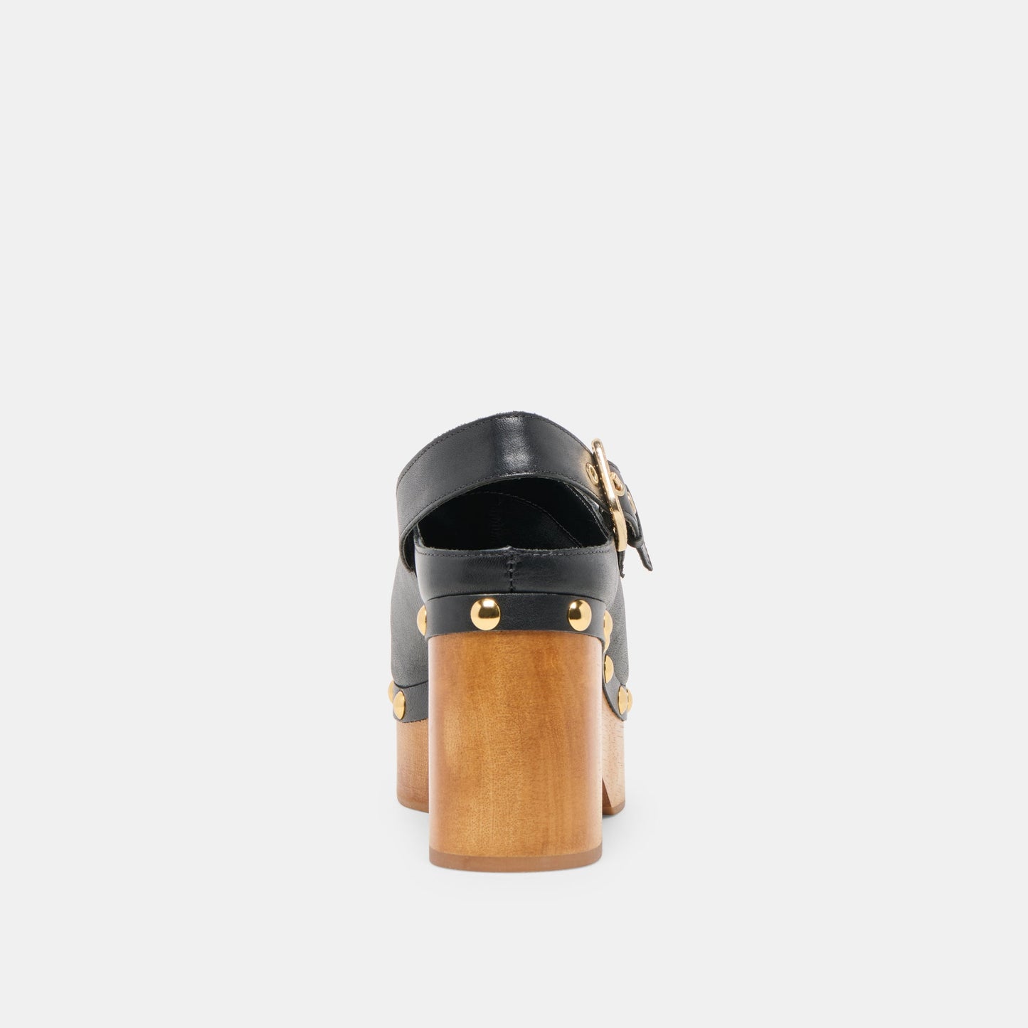 Adelan Black Leather Clogs Dolce Vita Sale