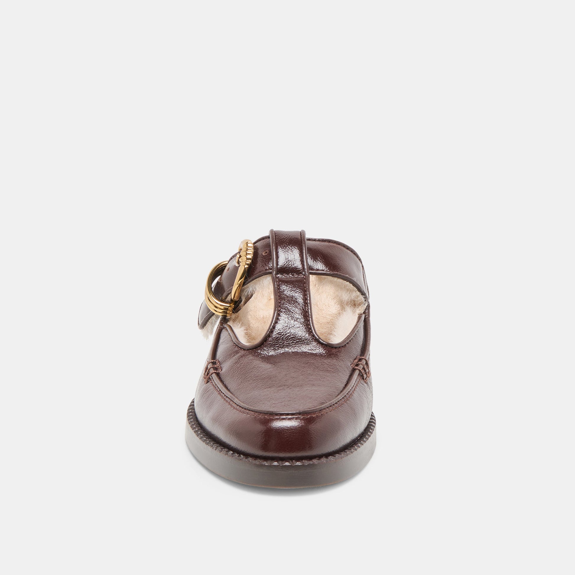 Harlah Plush Chocolate Leather Flats Dolce Vita Outlet