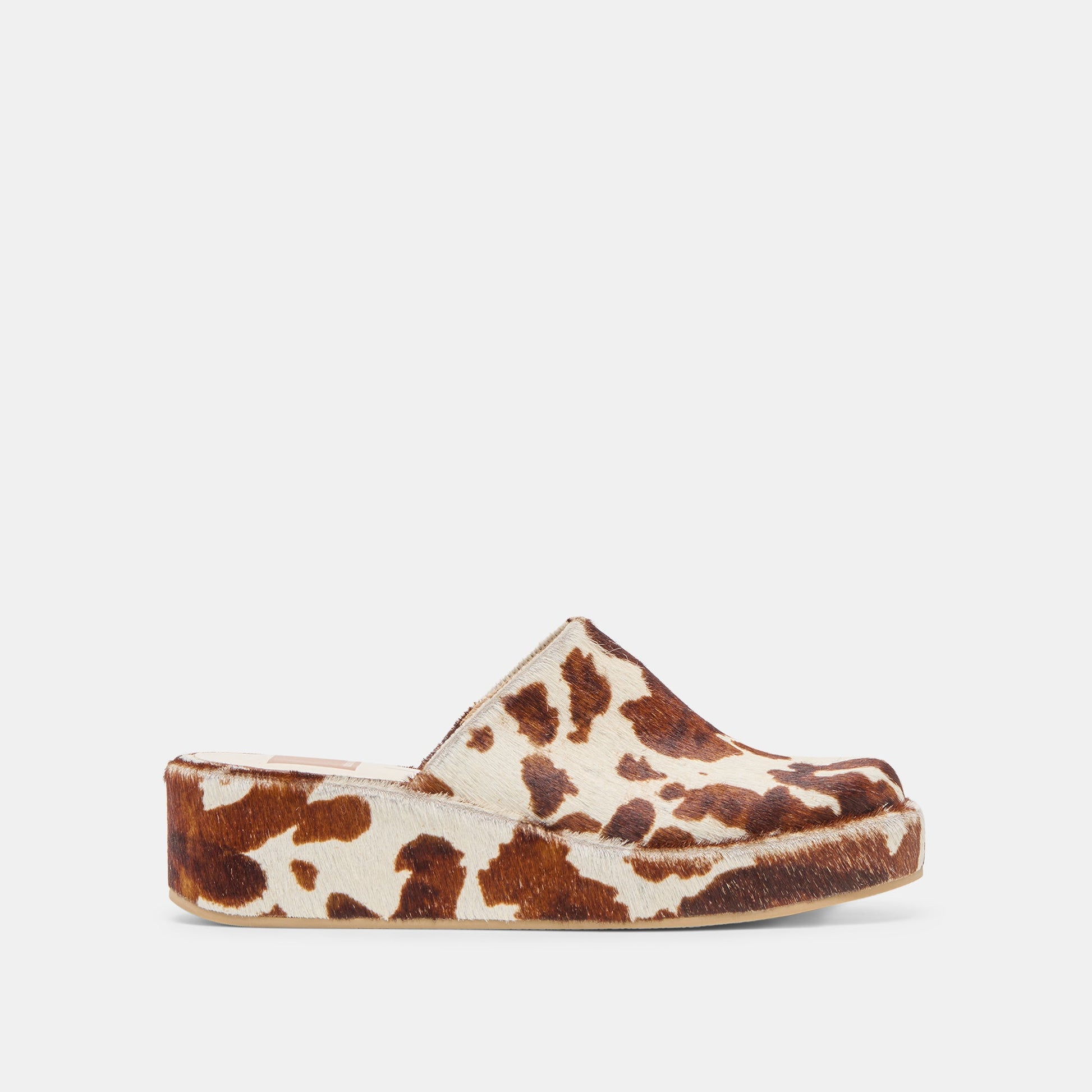 Rosita Cocoa Taurus Calf Hair Flats Dolce Vita Outlet