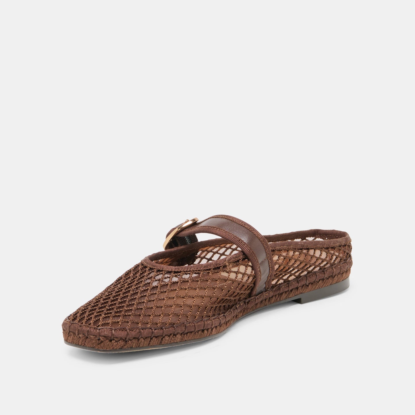 Milie Chocolate Woven Mesh Flats Dolce Vita us