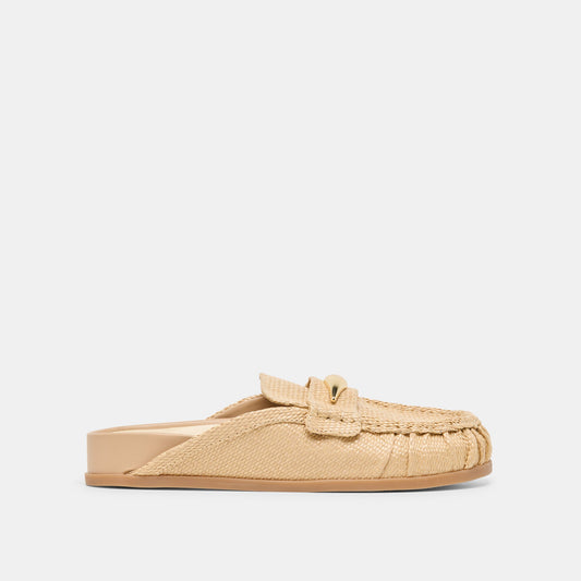 Jodero Lt Natural Raffia Flats Dolce Vita New
