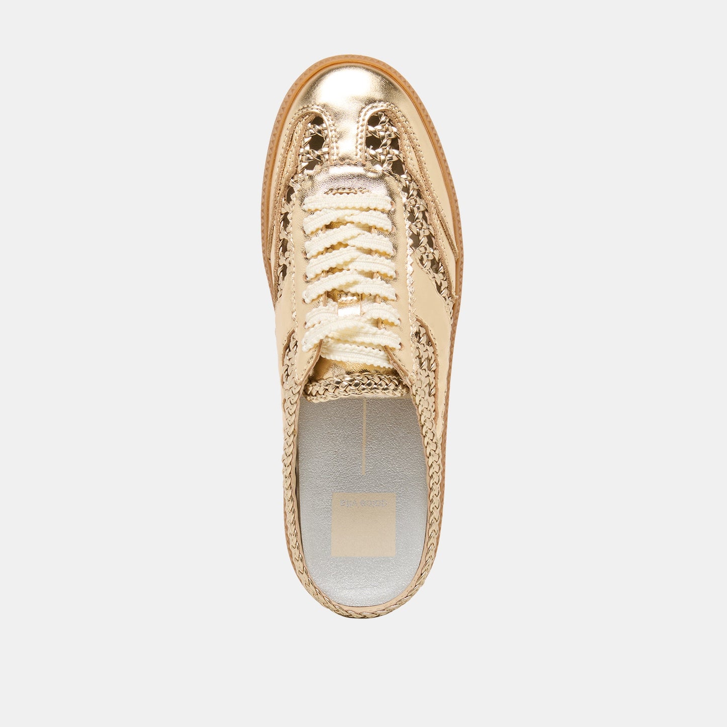 Notice Slide Gold Woven Stella Sneakers Dolce Vita us