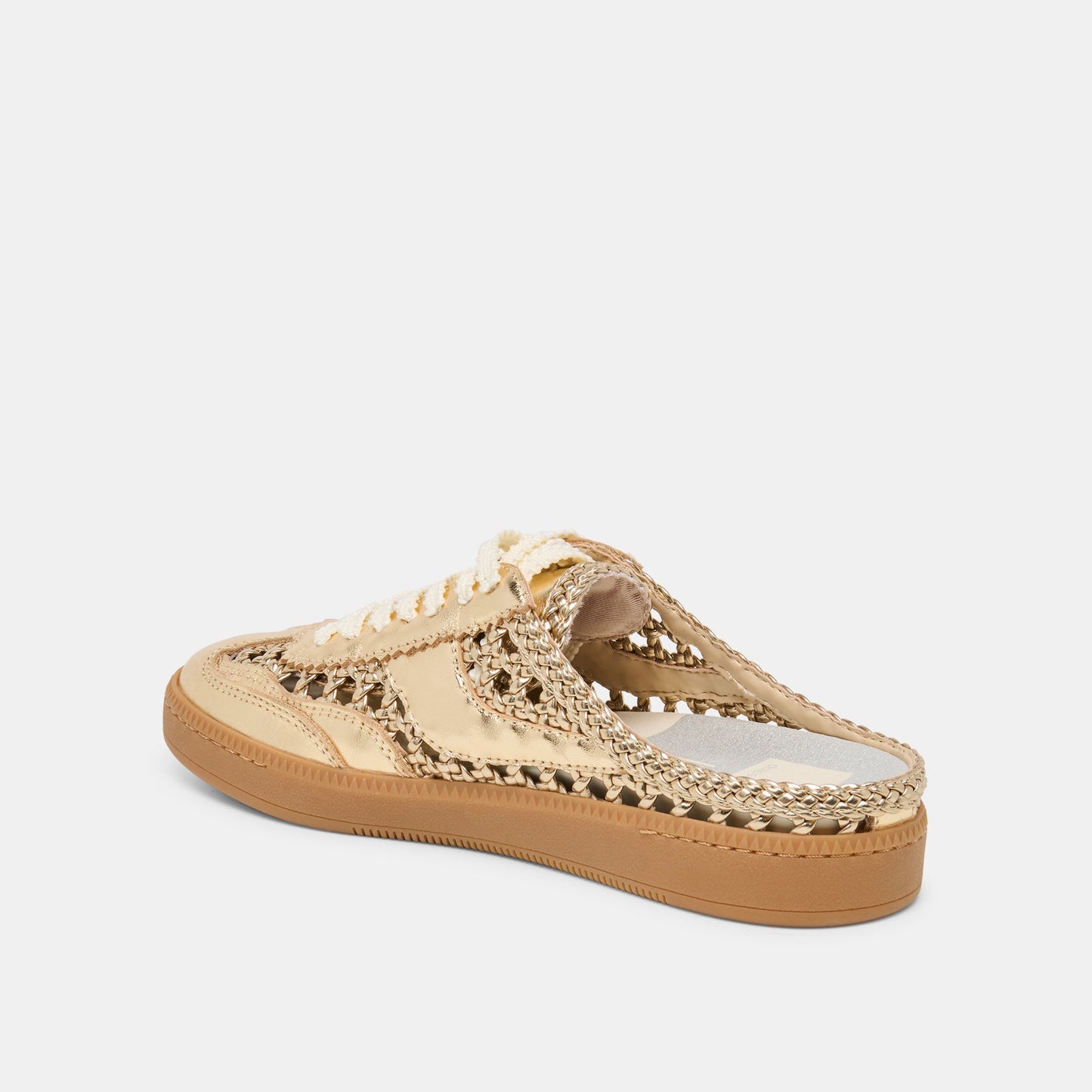 Notice Slide Gold Woven Stella Sneakers Dolce Vita us