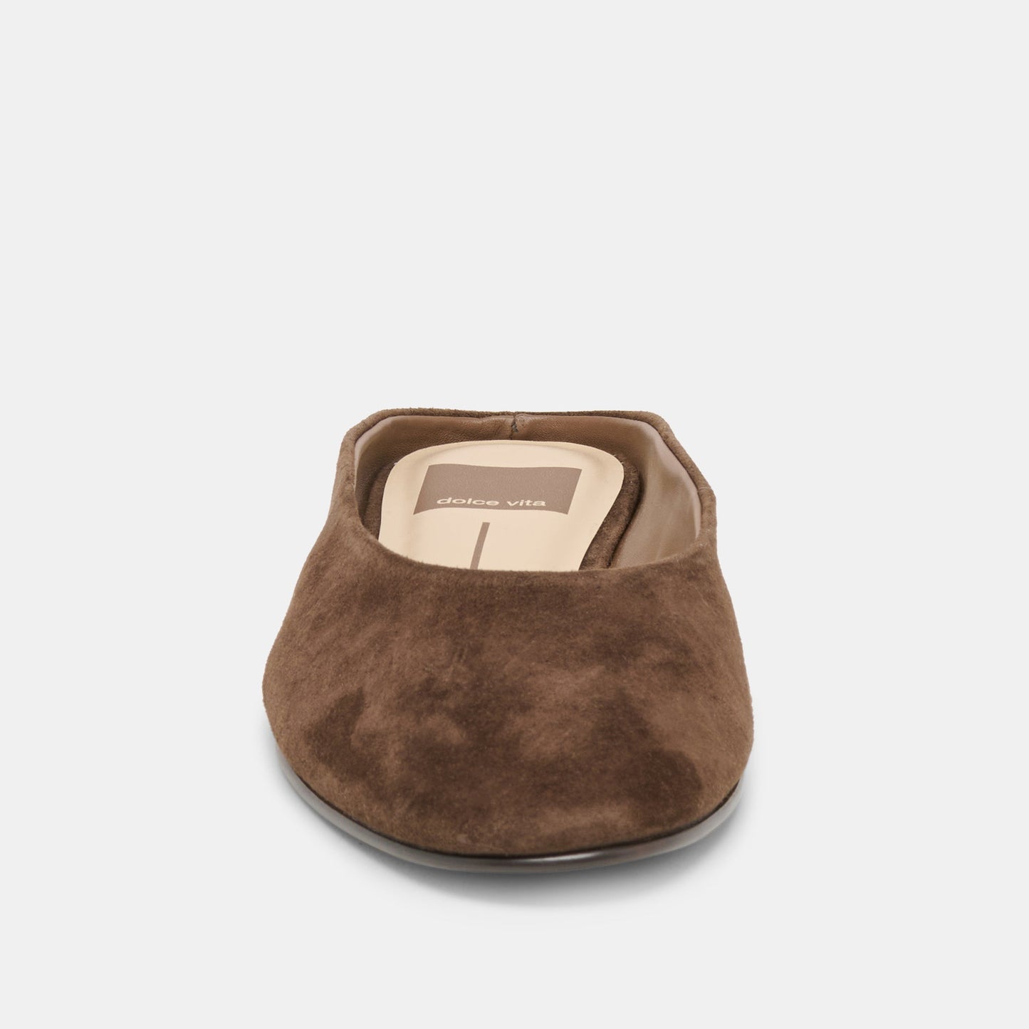 Eila Dk Brown Suede Flats Dolce Vita New