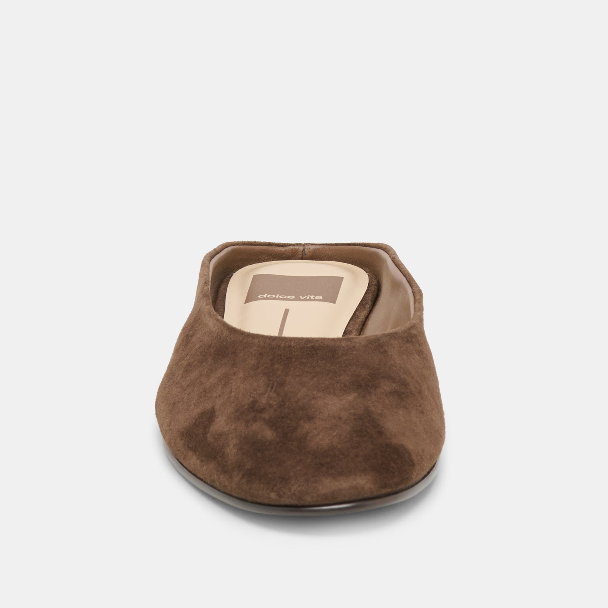 Eila Dk Brown Suede Flats Dolce Vita New