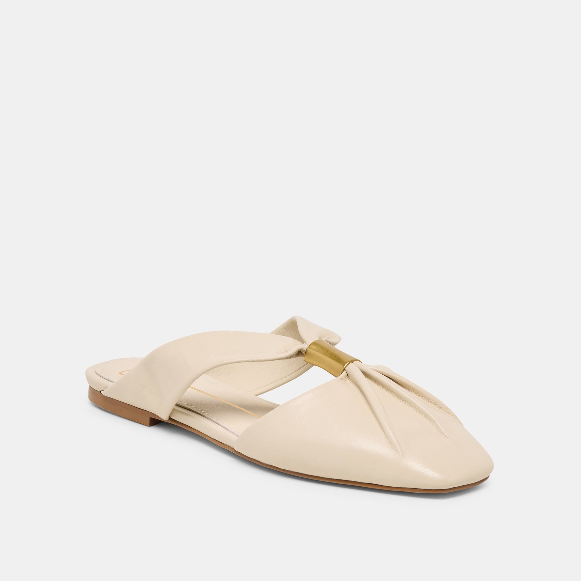 Franey White Leather Flats Dolce Vita Discount