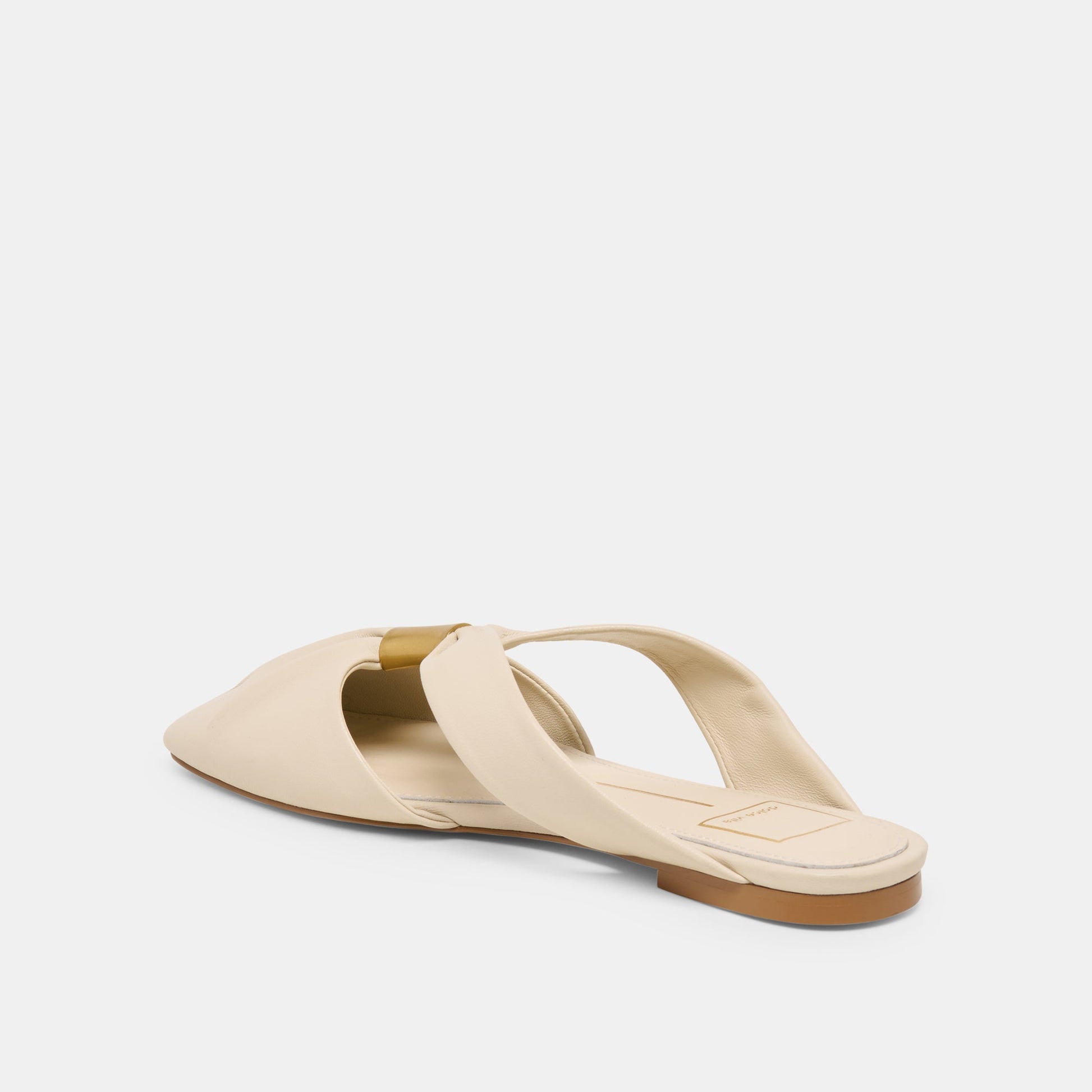 Franey White Leather Flats Dolce Vita Discount