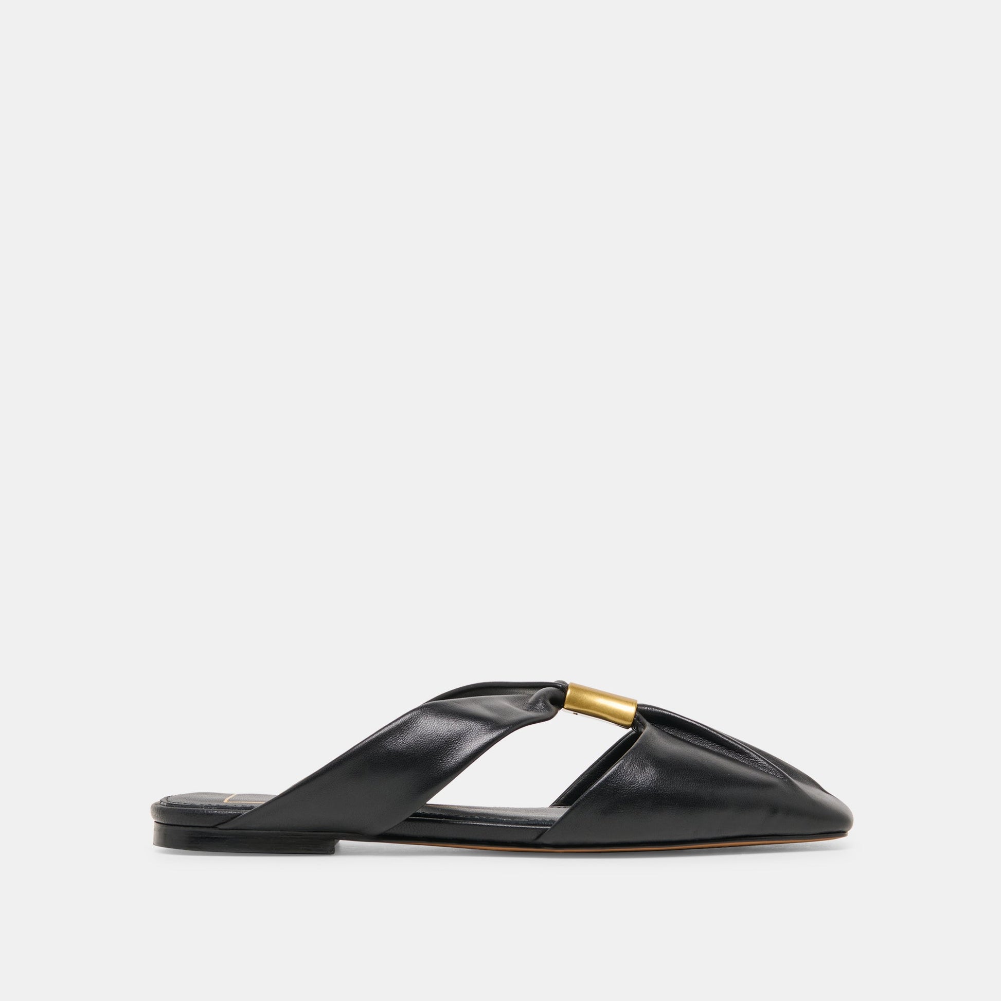Franey Black Leather Flats Dolce Vita Online