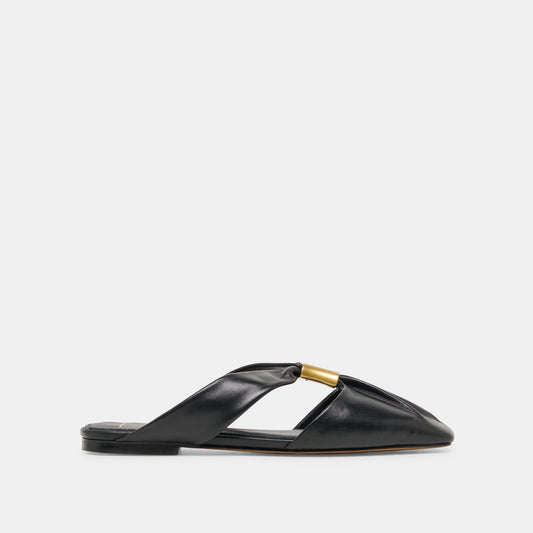 Franey Black Leather Flats Dolce Vita Online