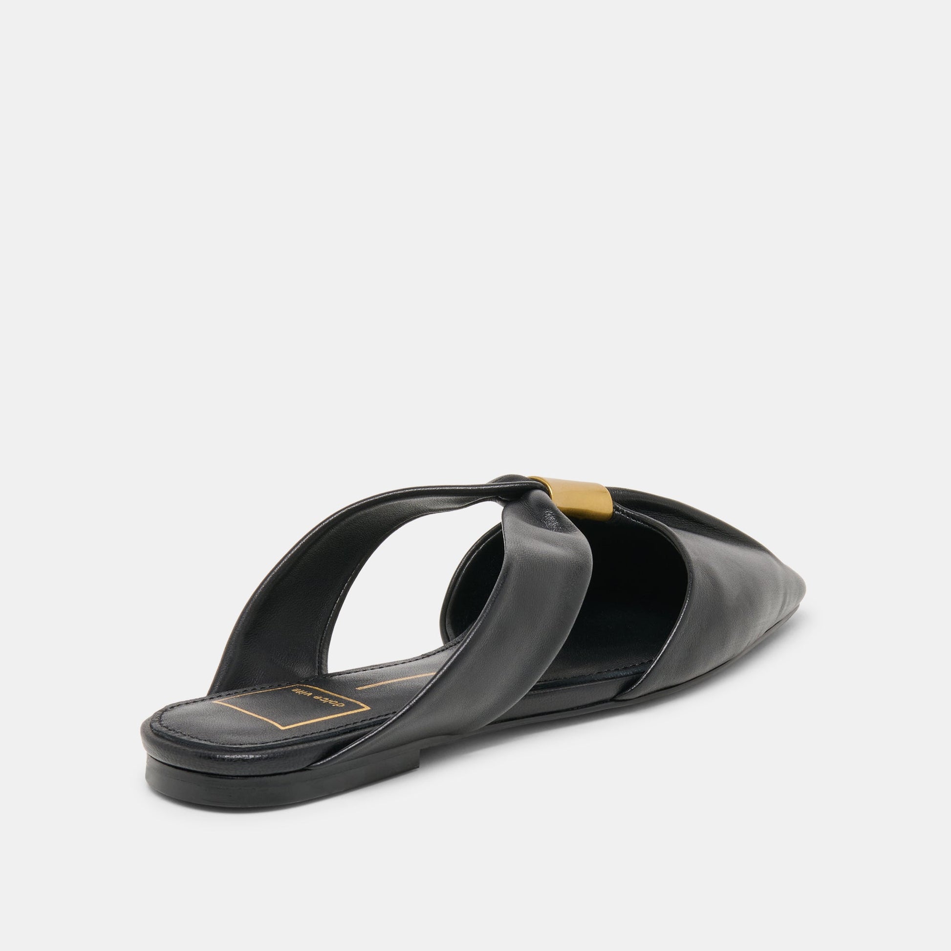 Franey Black Leather Flats Dolce Vita Online