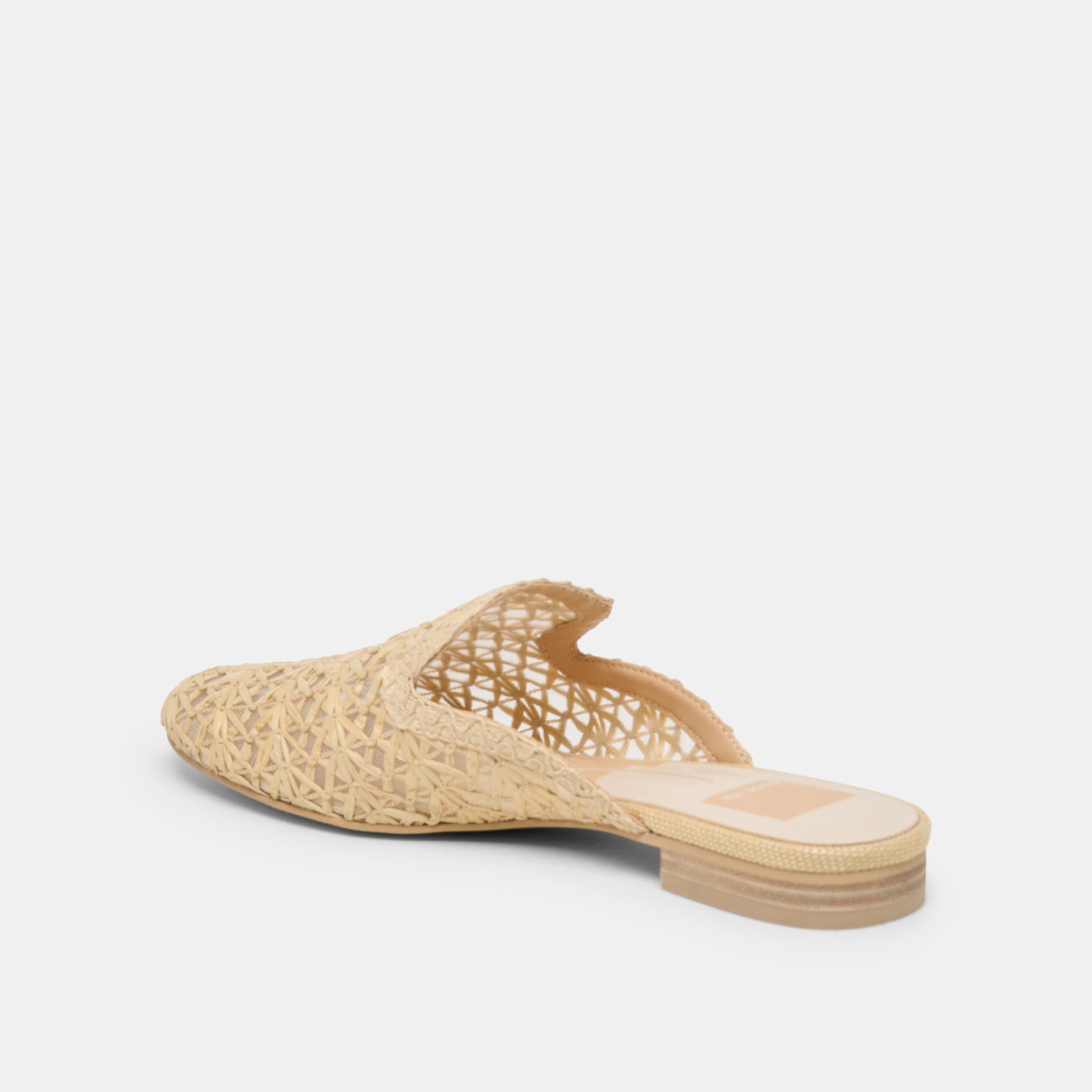 Kirt Lt Natural Cross Hatch Raffia Flats Dolce Vita Sale