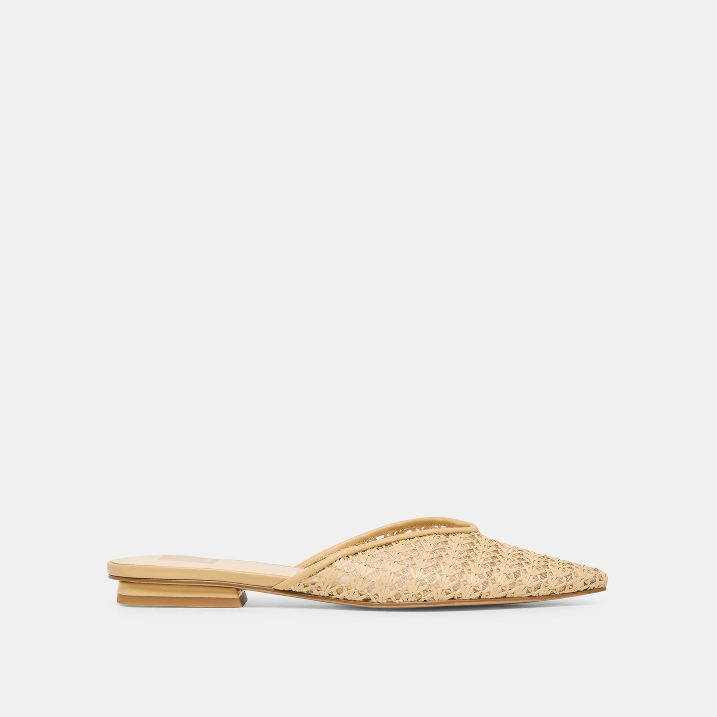 Elm Natural Cross Hatch Raffia Flats Dolce Vita Outlet