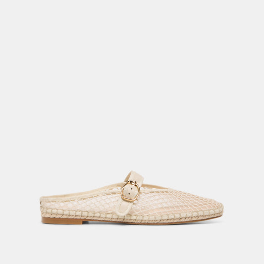 Milie Ecru Woven Mesh Flats Dolce Vita On sale