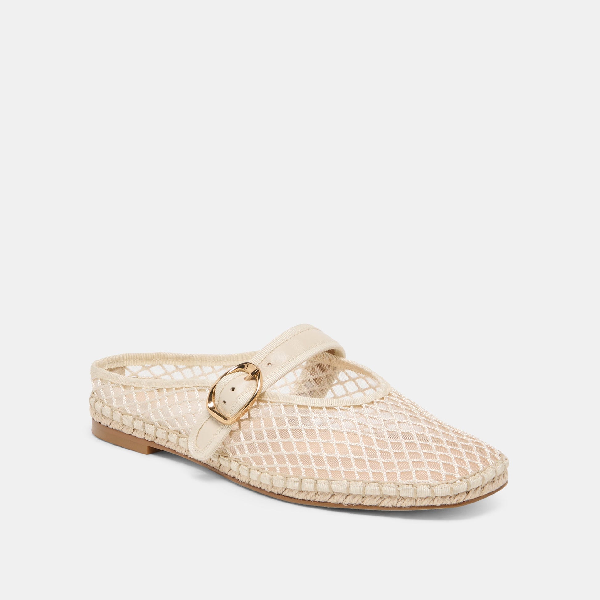 Milie Ecru Woven Mesh Flats Dolce Vita On sale