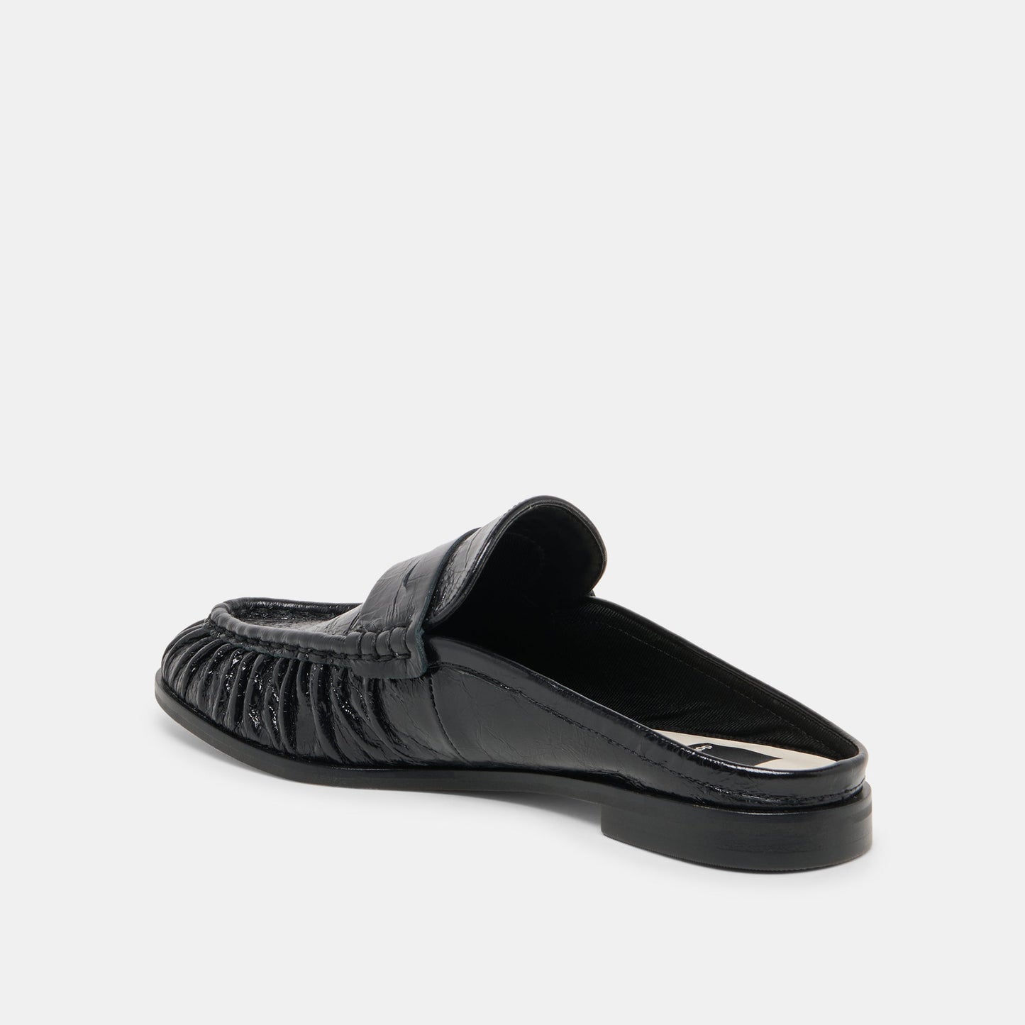 BETZY Midnight Crinkle Patent Closed-Toe Slip-On Loafers Dolce Vita Discount