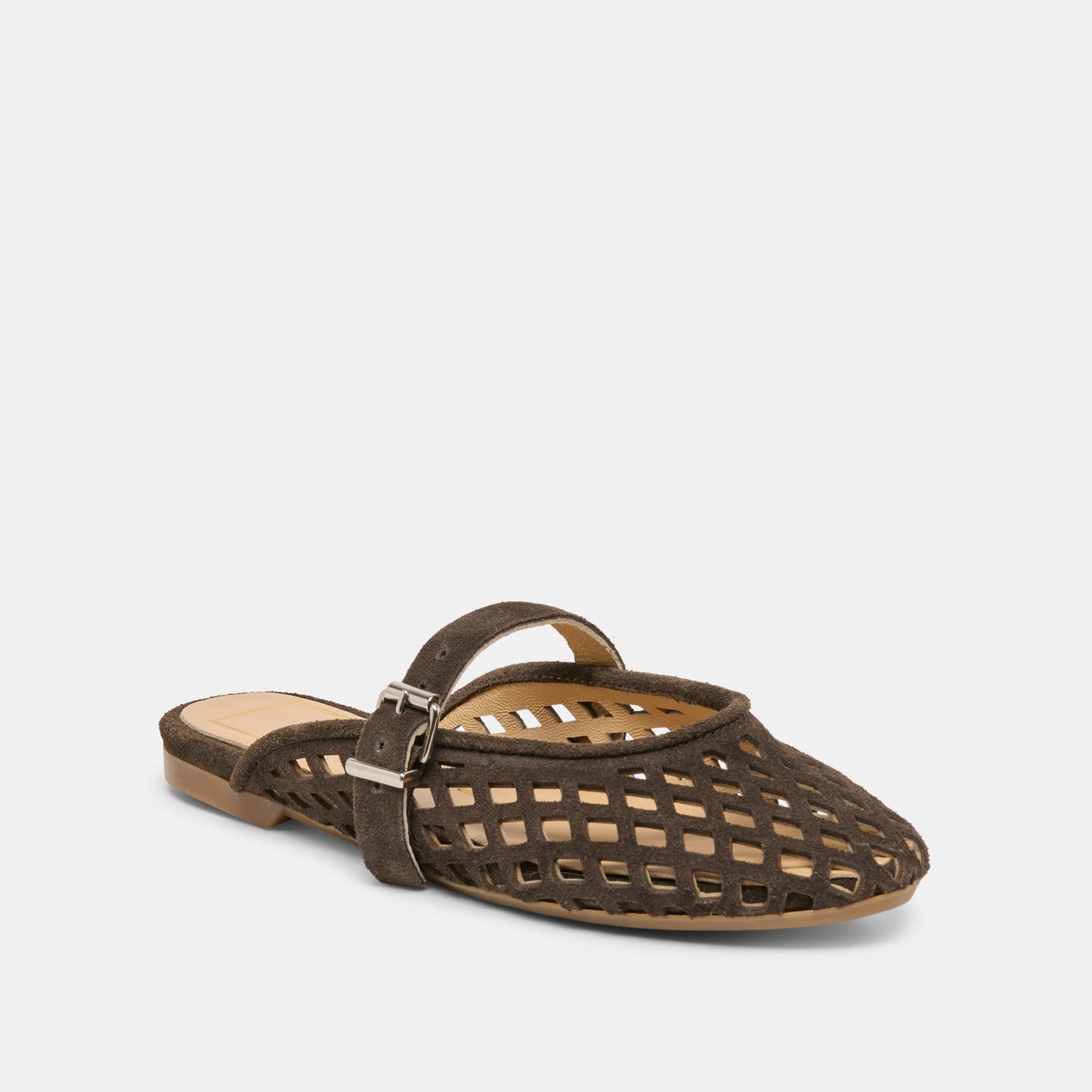 Mirian Dk Brown Suede Flats Dolce Vita Online