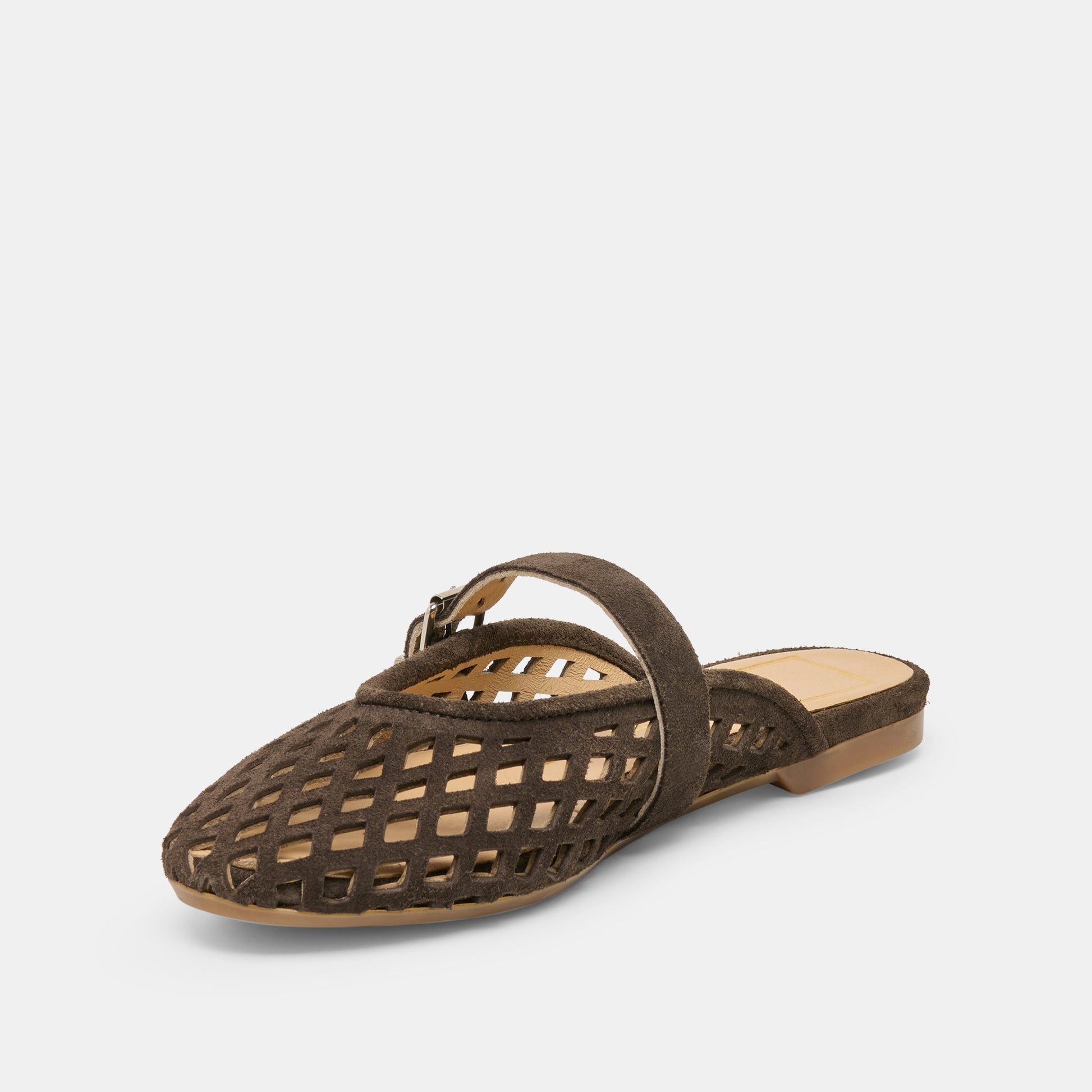 Mirian Dk Brown Suede Flats Dolce Vita Online