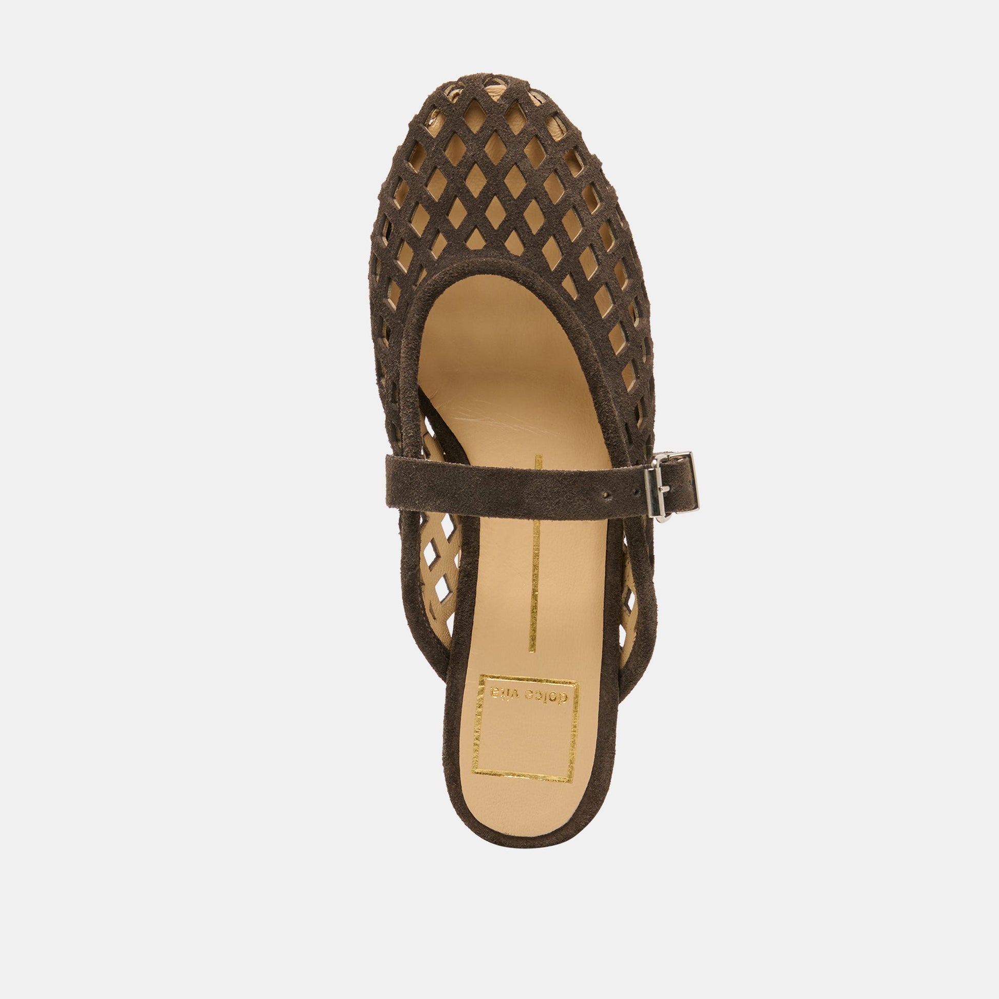 Mirian Dk Brown Suede Flats Dolce Vita Online