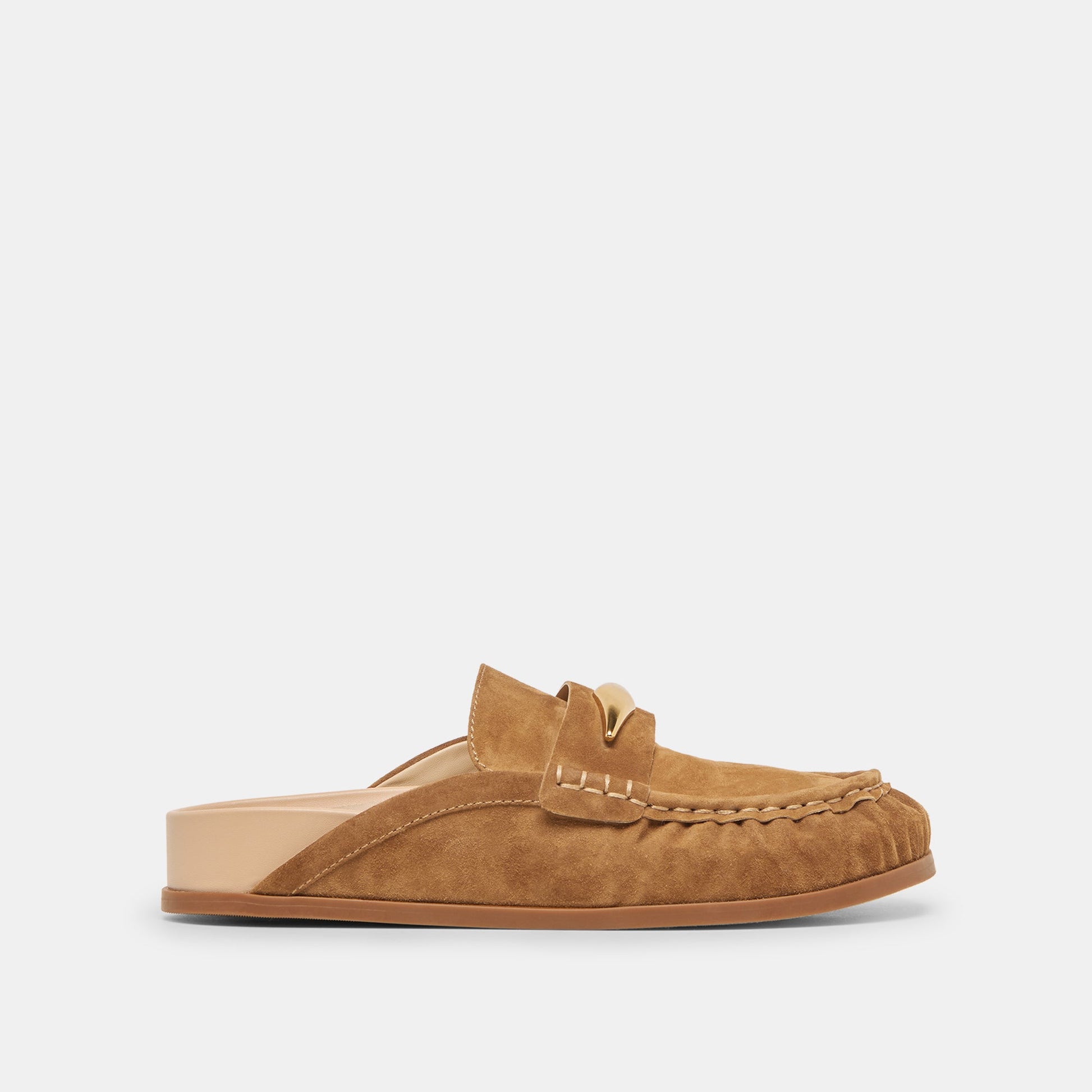 Jodero Lt Brown Suede Flats Dolce Vita us