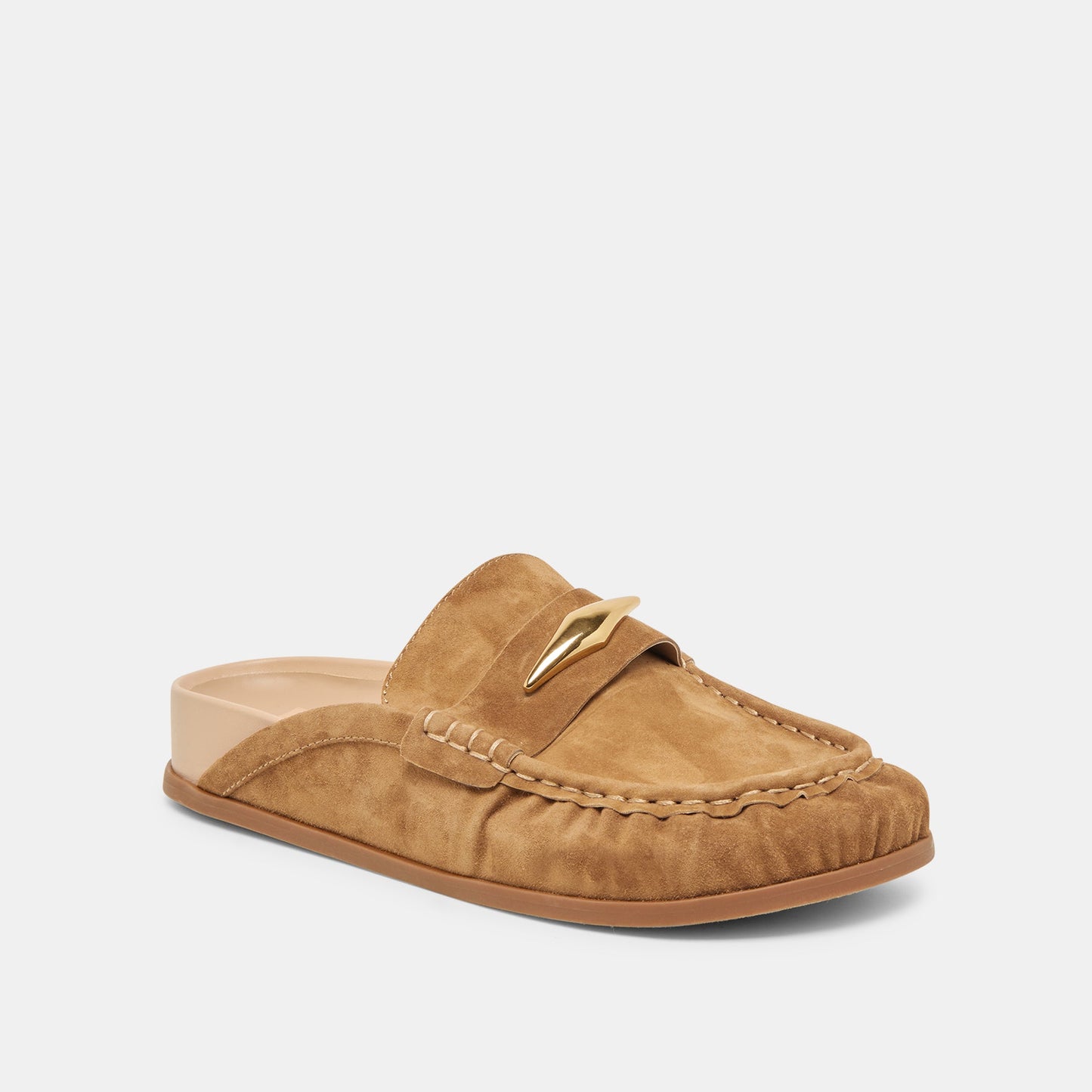 Jodero Lt Brown Suede Flats Dolce Vita us