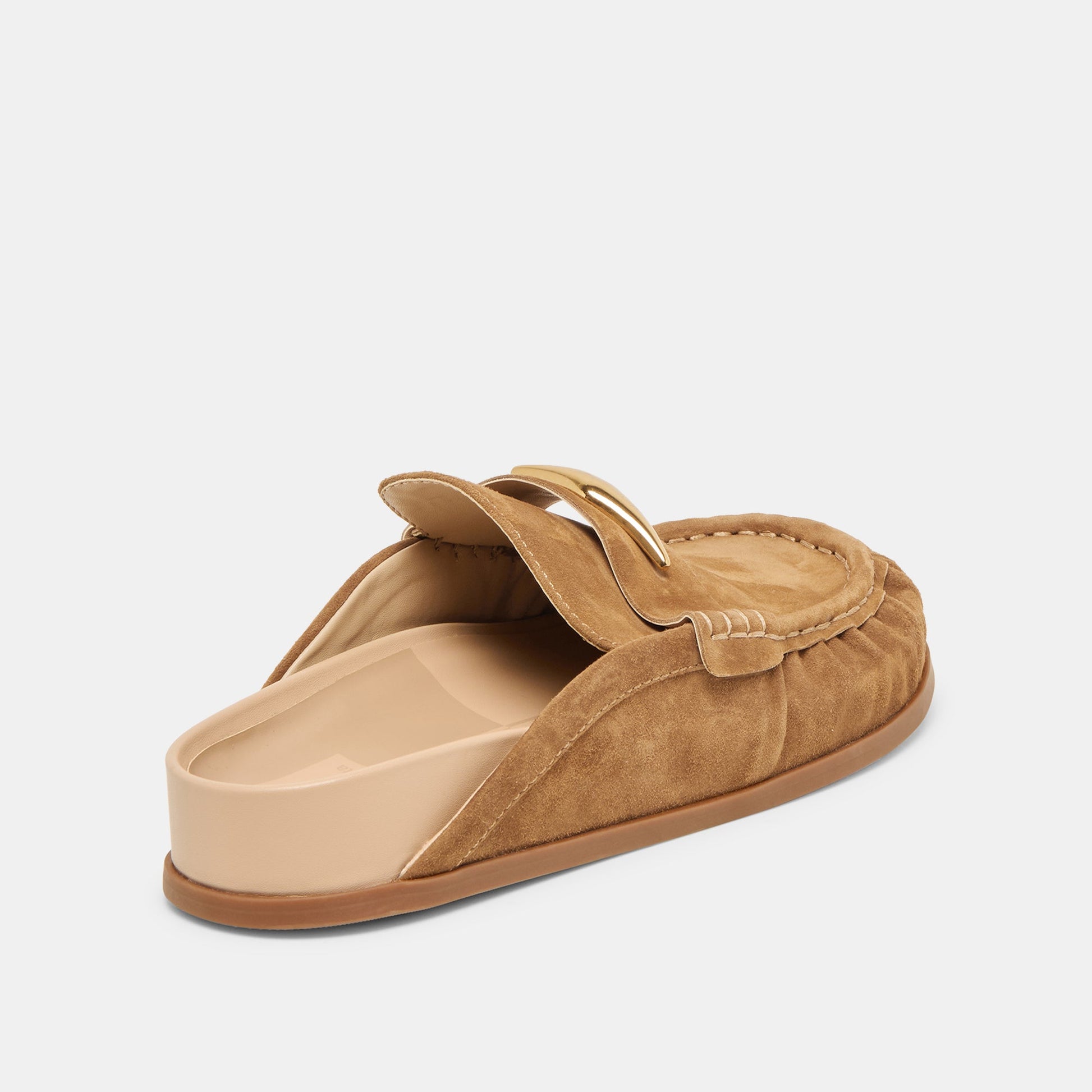 Jodero Lt Brown Suede Flats Dolce Vita us
