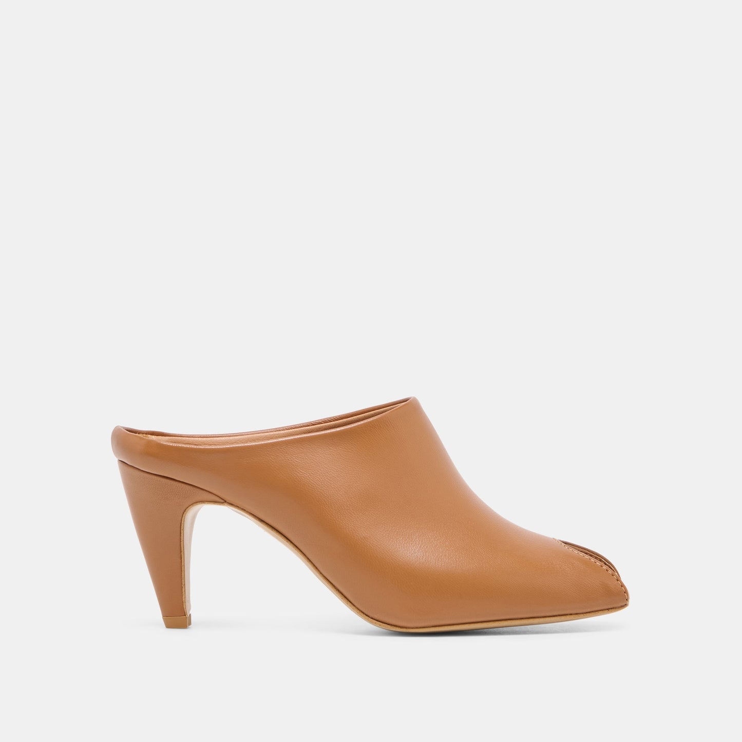 MERY Brown Leather Peep-Toe Heels Dolce Vita On sale