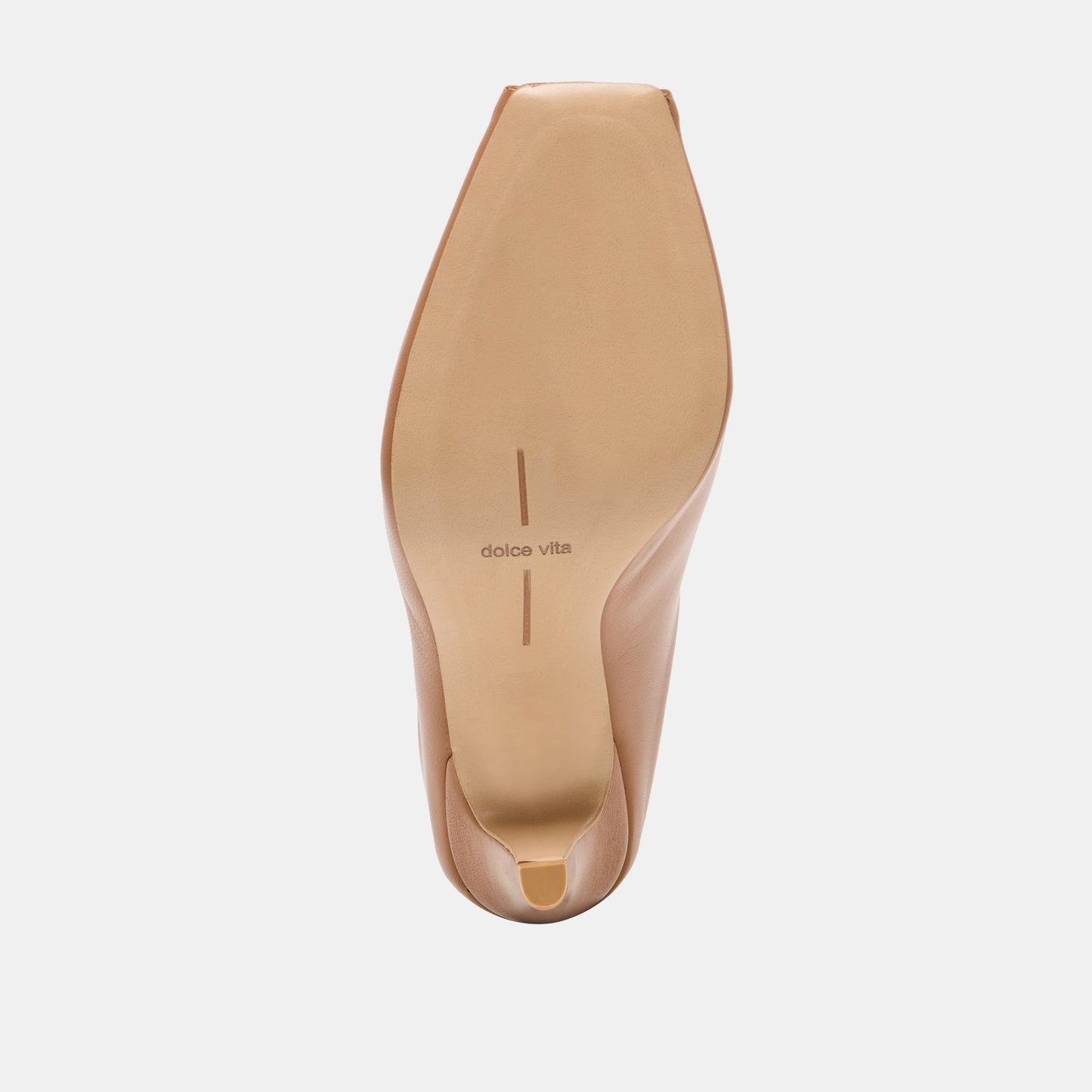 MERY Brown Leather Peep-Toe Heels Dolce Vita On sale
