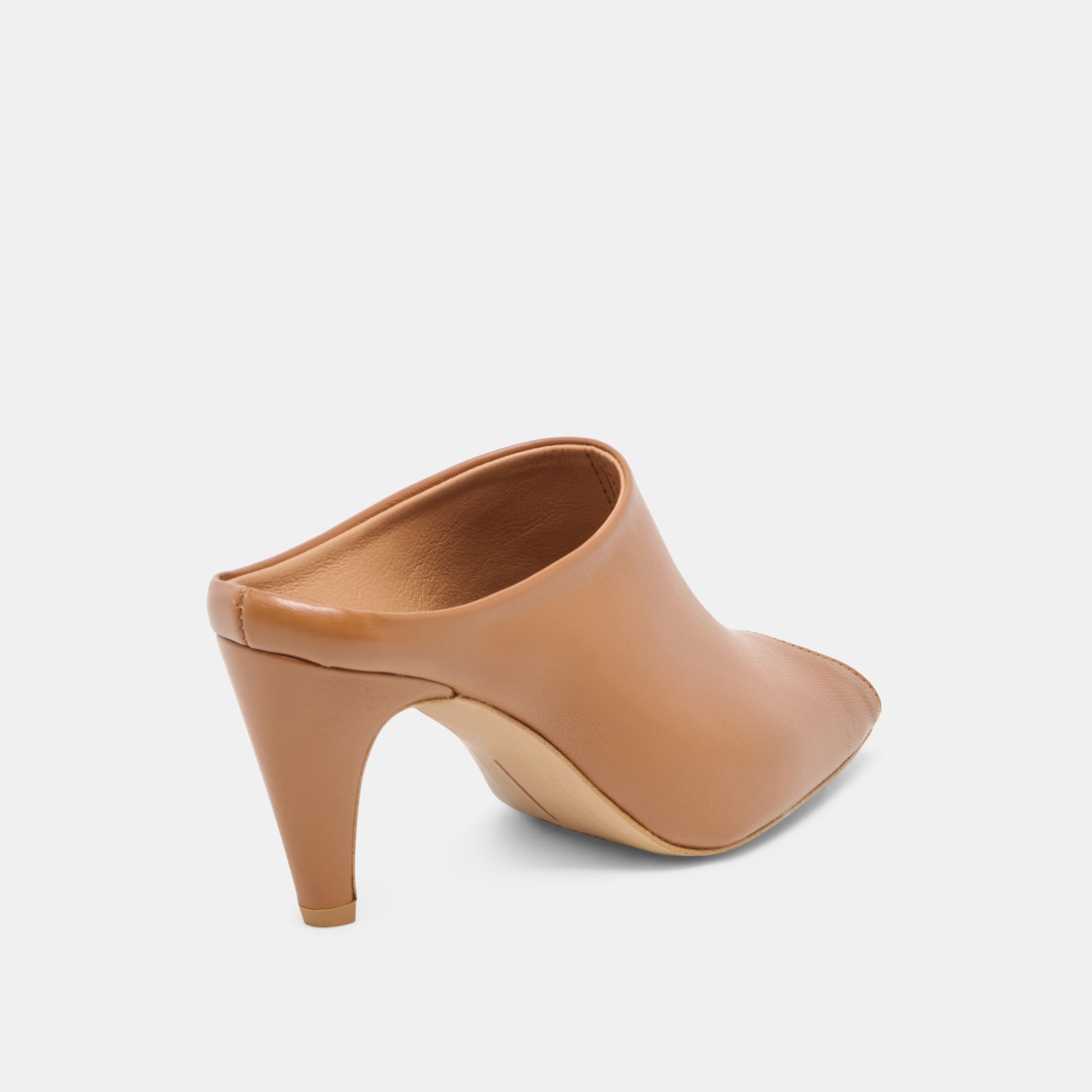 MERY Brown Leather Peep-Toe Heels Dolce Vita On sale