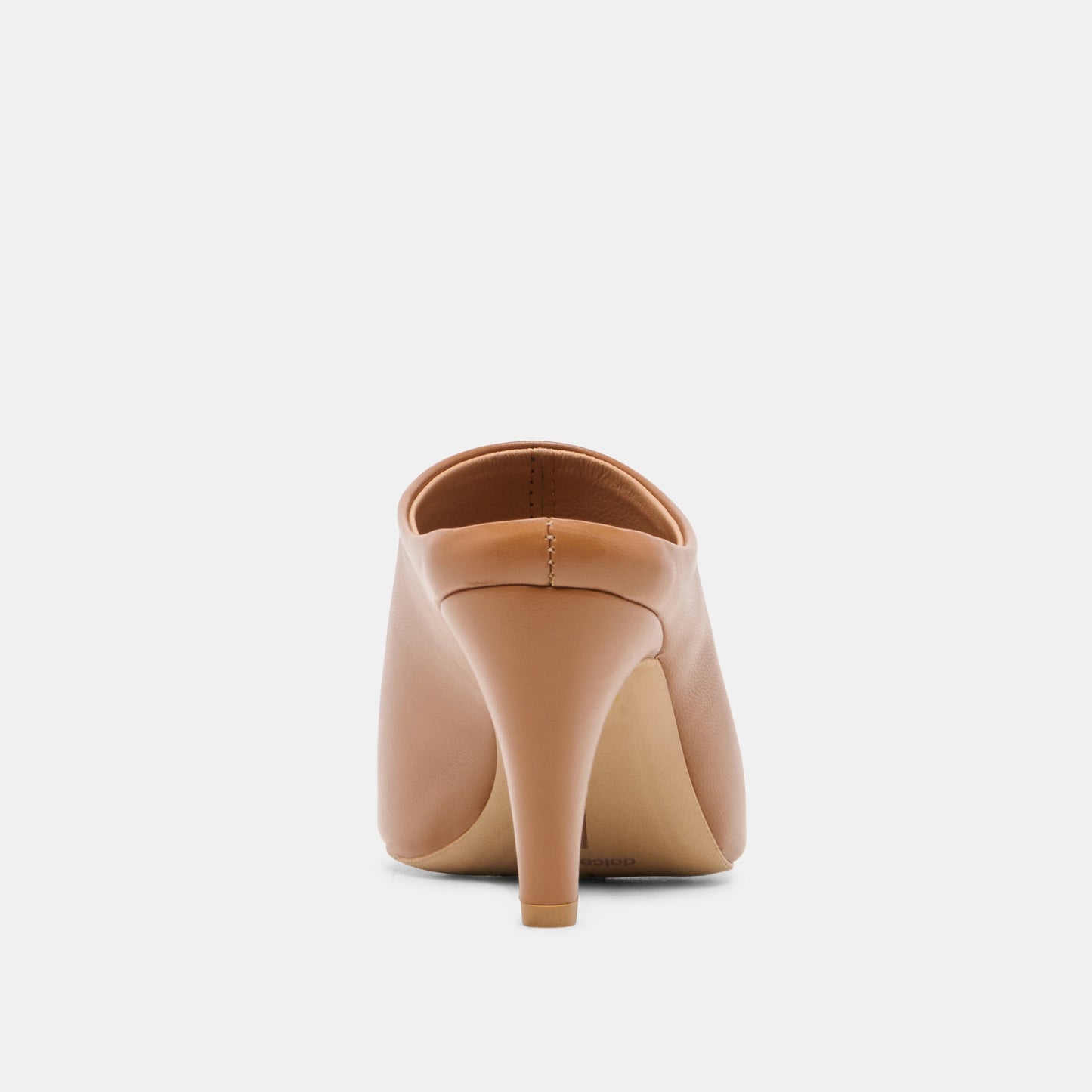 MERY Brown Leather Peep-Toe Heels Dolce Vita On sale