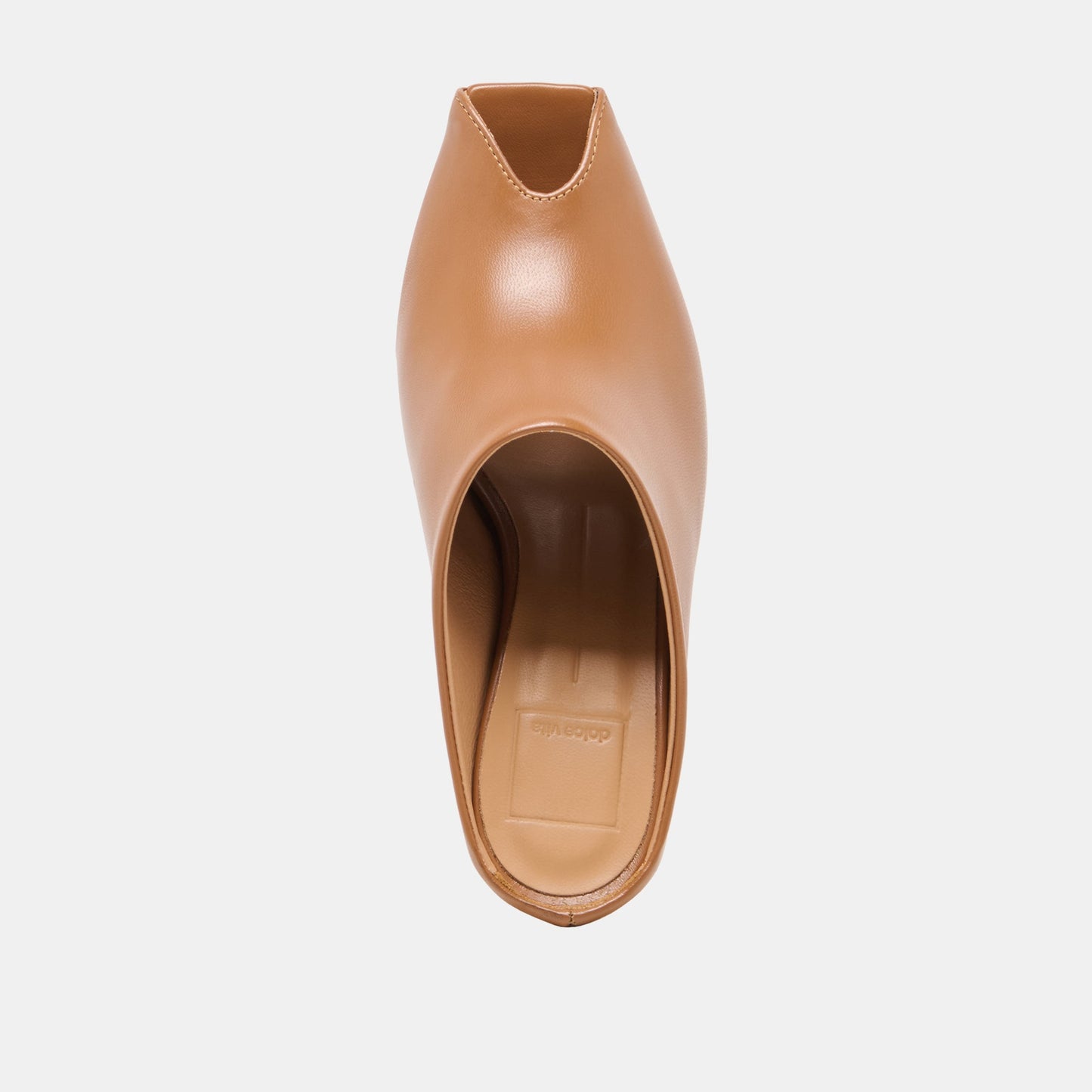 MERY Brown Leather Peep-Toe Heels Dolce Vita On sale