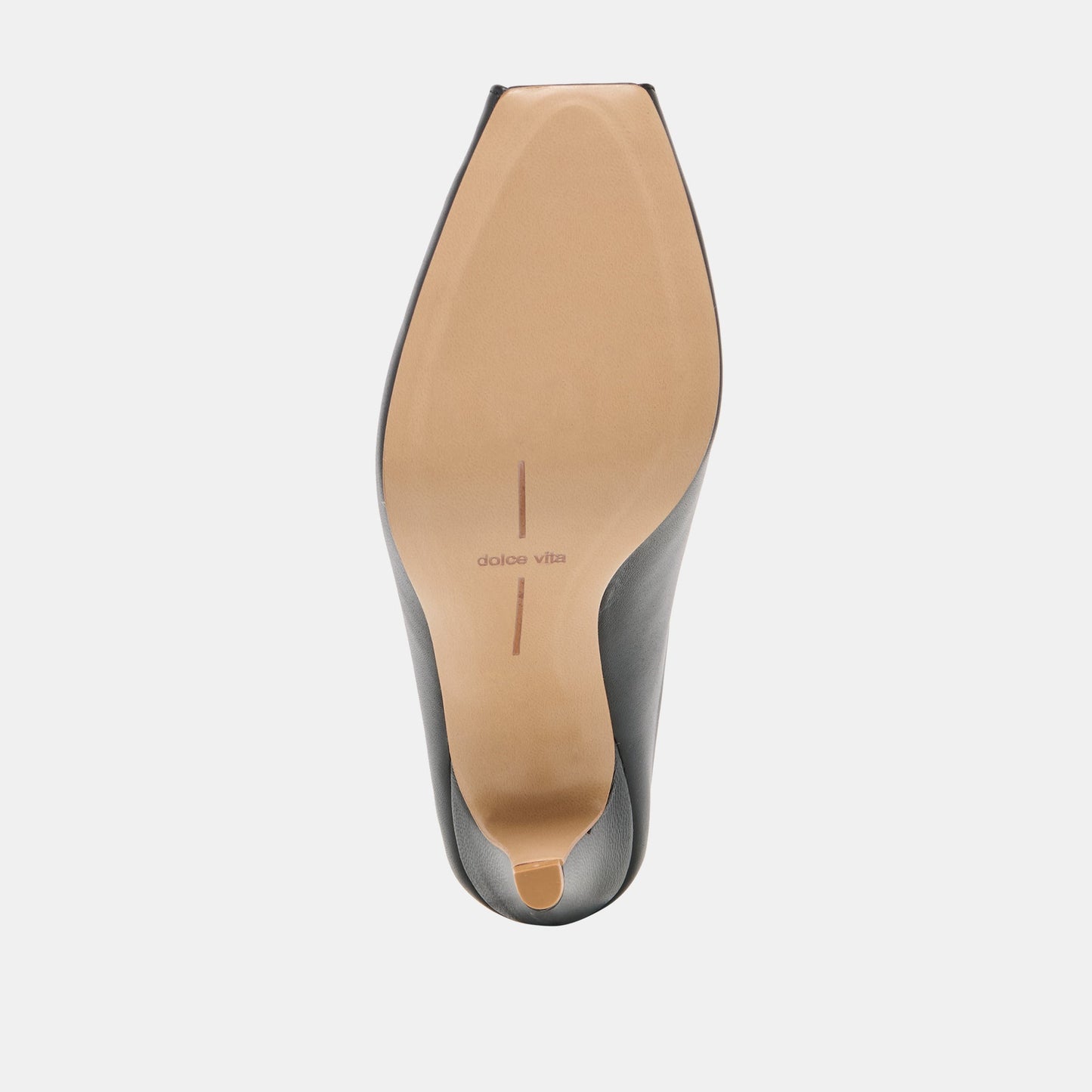 MERY Black Leather Peep-Toe Heels Dolce Vita For sale
