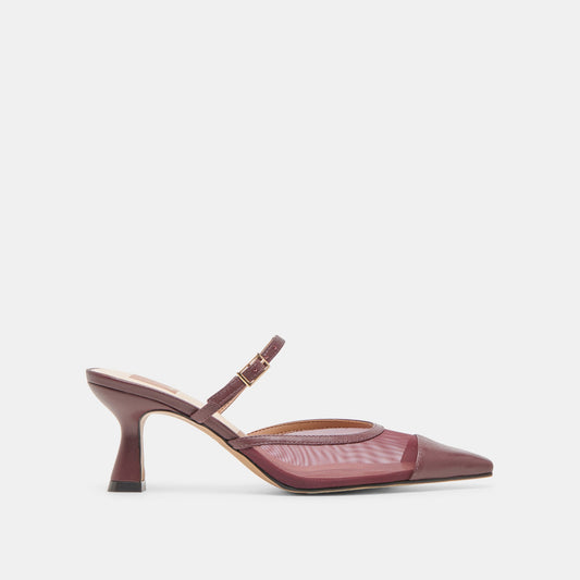 Loyd Burgundy Mesh Heels Dolce Vita Sale