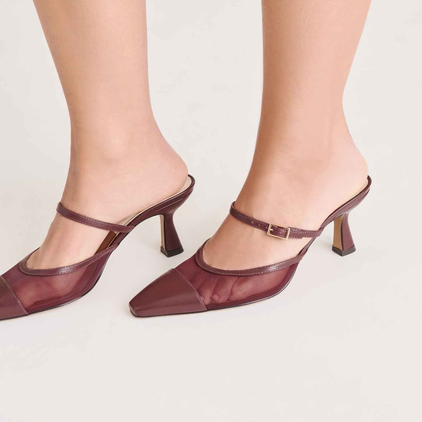 Loyd Burgundy Mesh Heels Dolce Vita Sale