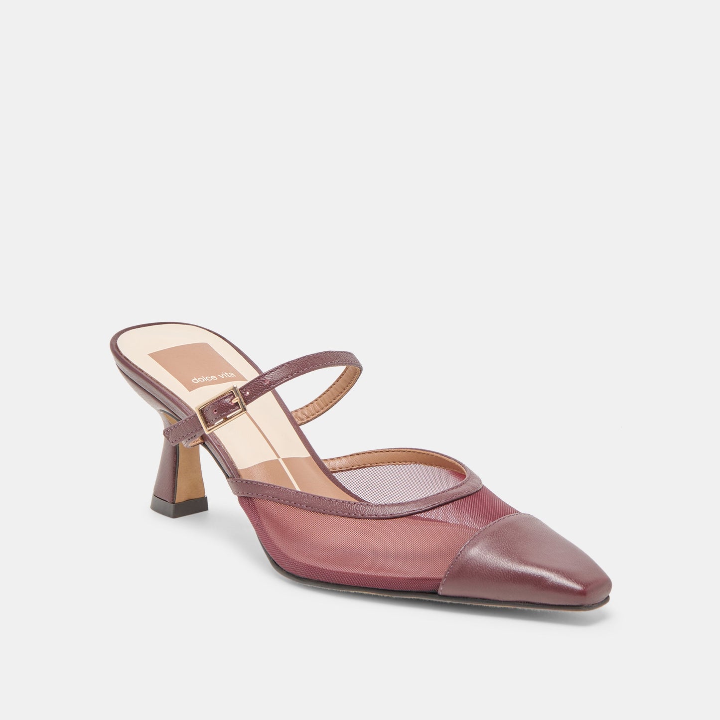 Loyd Burgundy Mesh Heels Dolce Vita Sale
